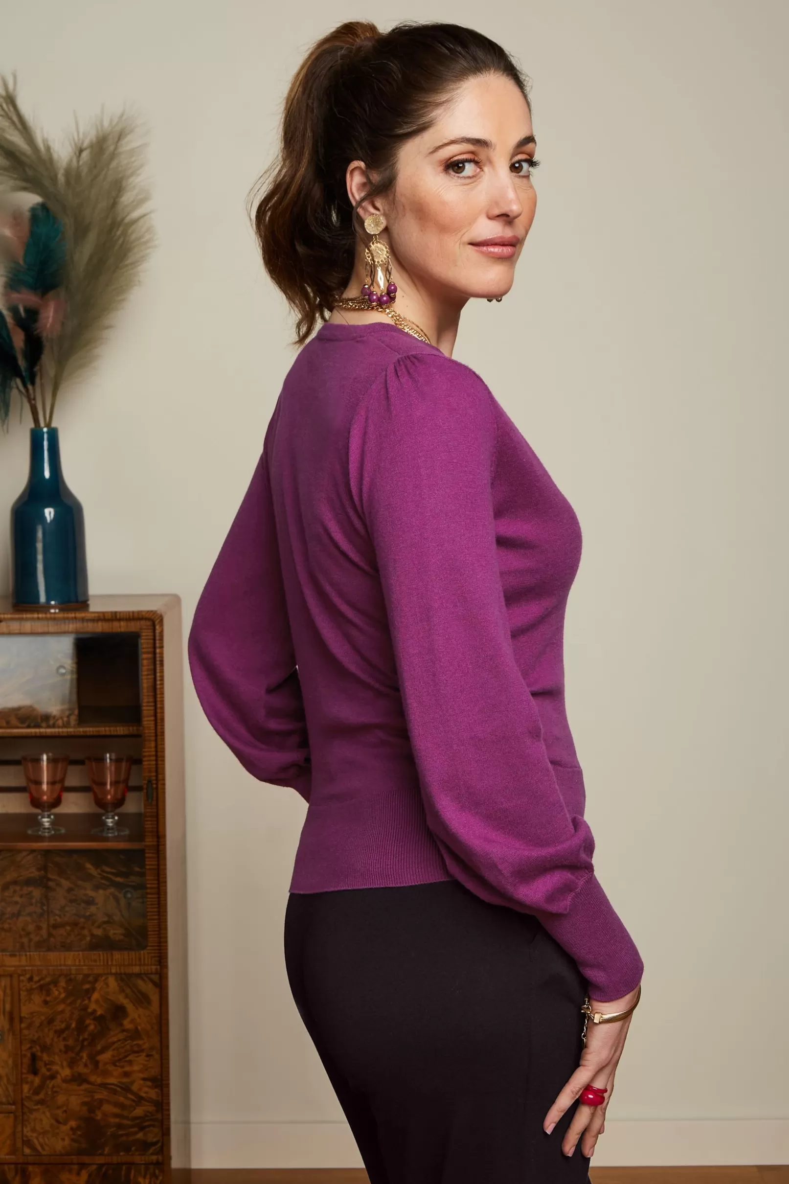 lulu_wrap_top_cocoon_1-3.webp Tops & Shirts*King Louie Lulu Wrap Top Cocoon Vivid Purple