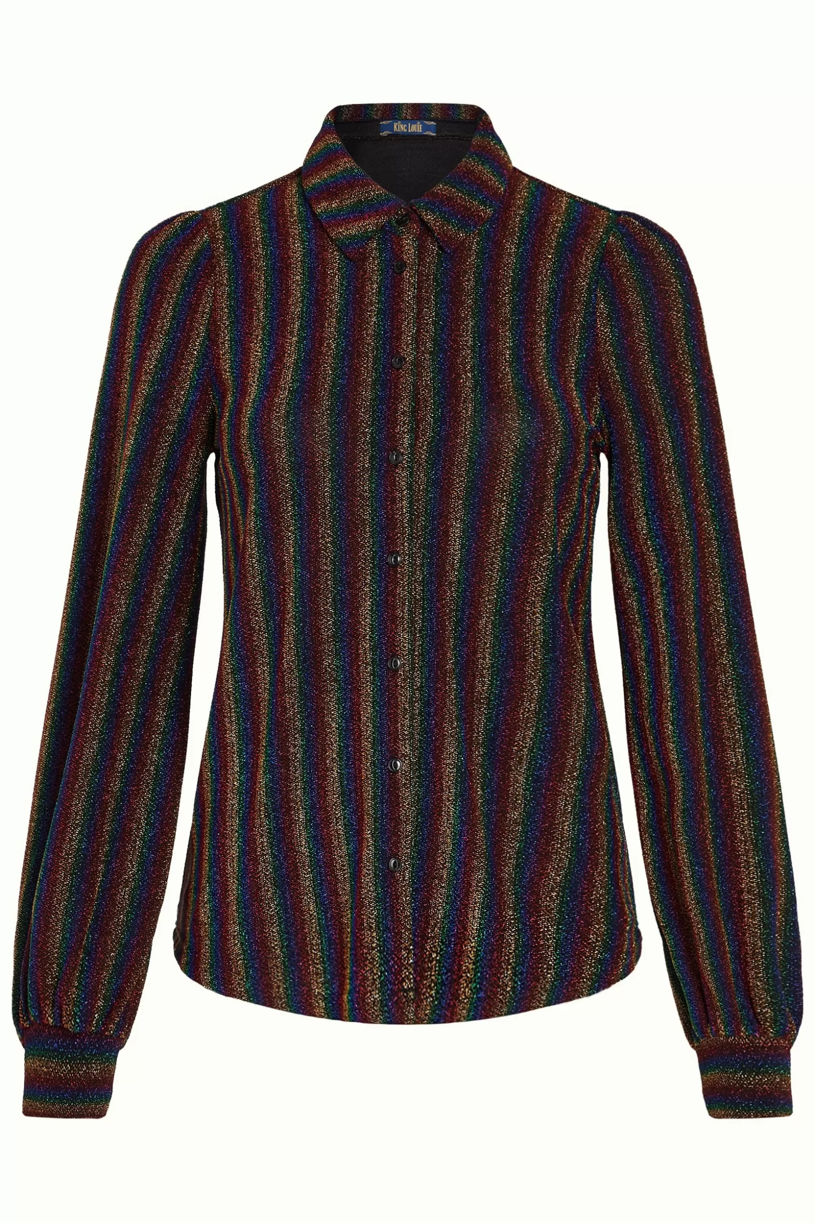 maisie_blouse_alma_lurex_3.webp Blouses*King Louie Maisie Blouse Alma Lurex Multi Color