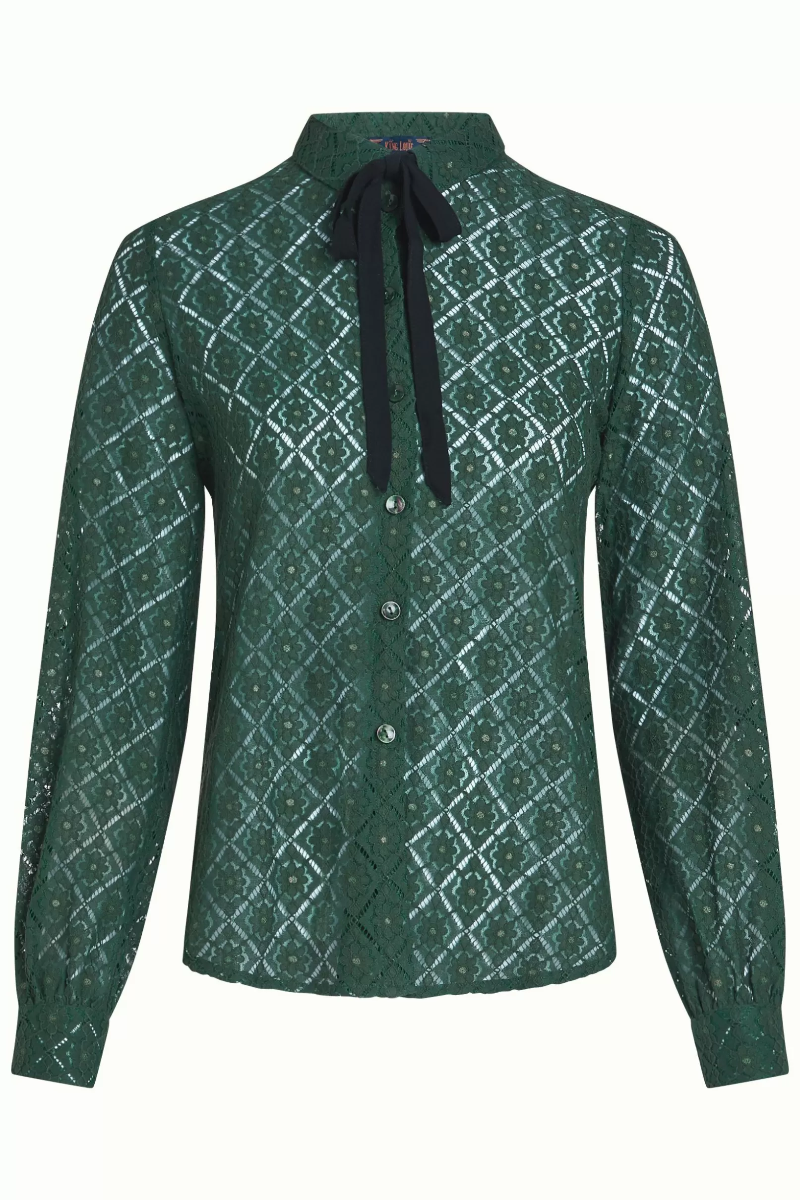 maisie_blouse_artiste_lace_2.webp Blouses*King Louie Maisie Blouse Artiste Lace Amazon Green