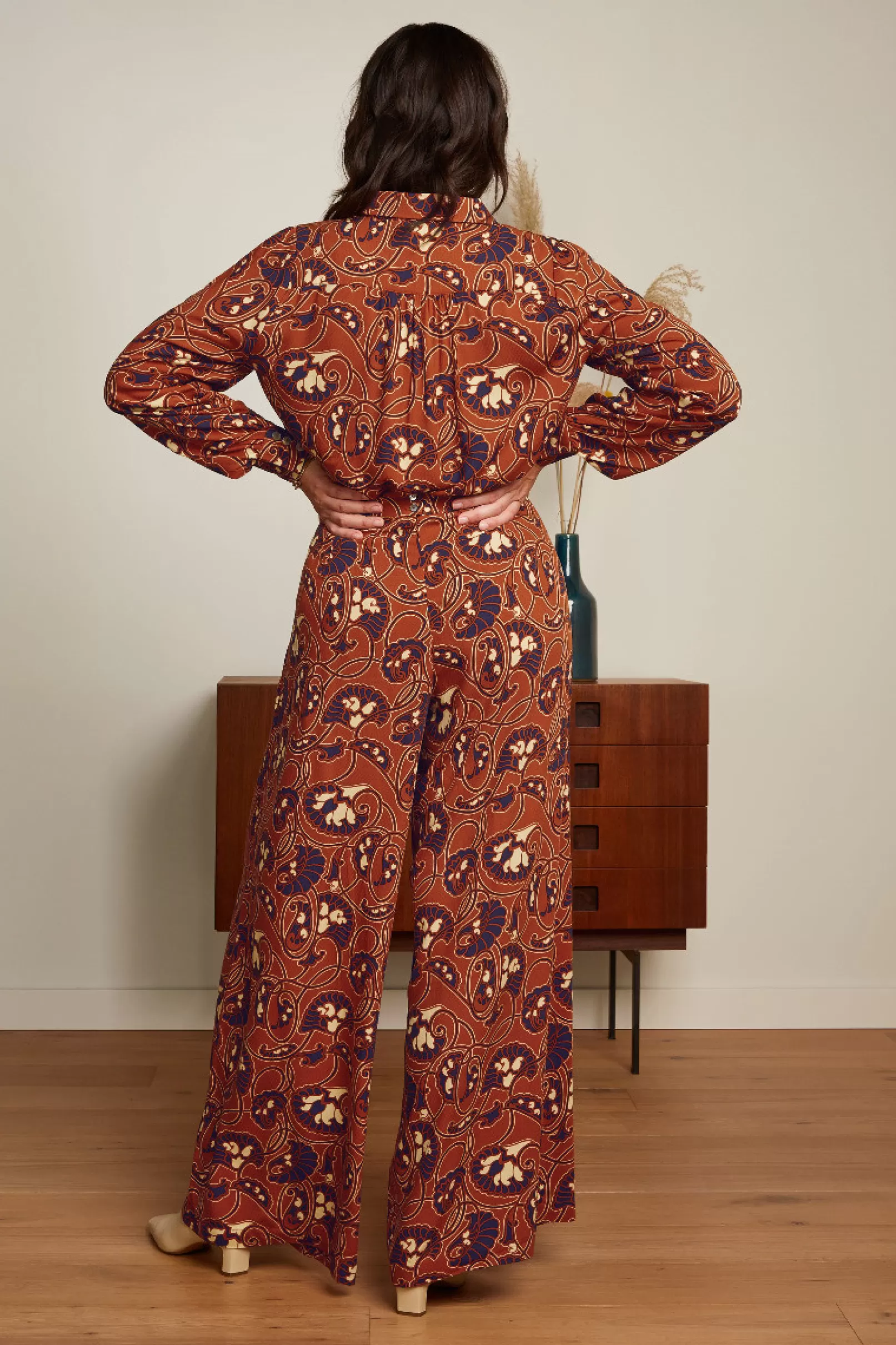 maisie_blouse_cecilia_5.webp Blouses*King Louie Maisie Blouse Cecilia Spicy Brown