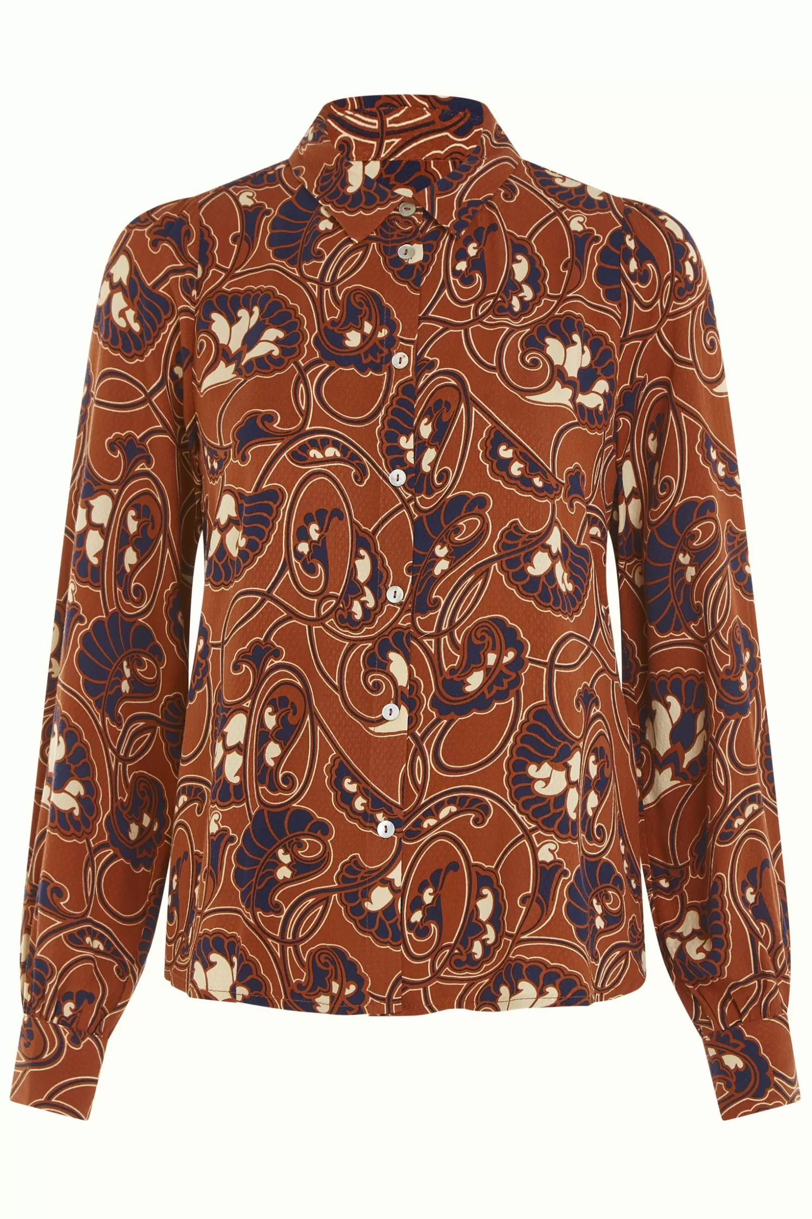 maisie_blouse_cecilia_7.webp Blouses*King Louie Maisie Blouse Cecilia Spicy Brown