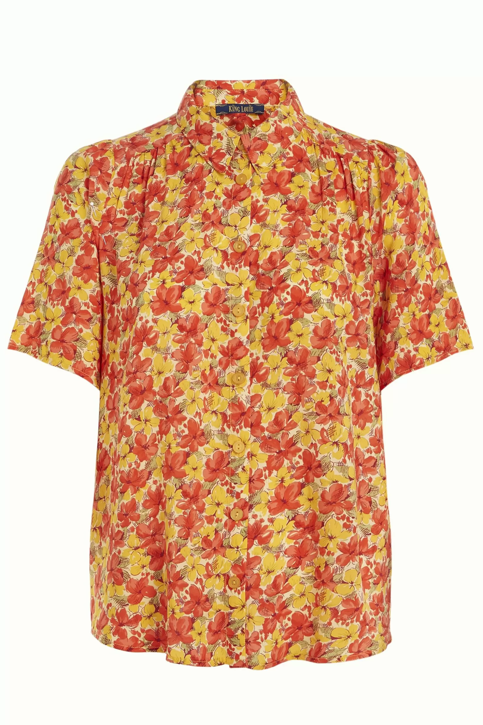 maisie_blouse_doree_3.webp Blouses*King Louie Maisie Blouse Doree Fiesta Red