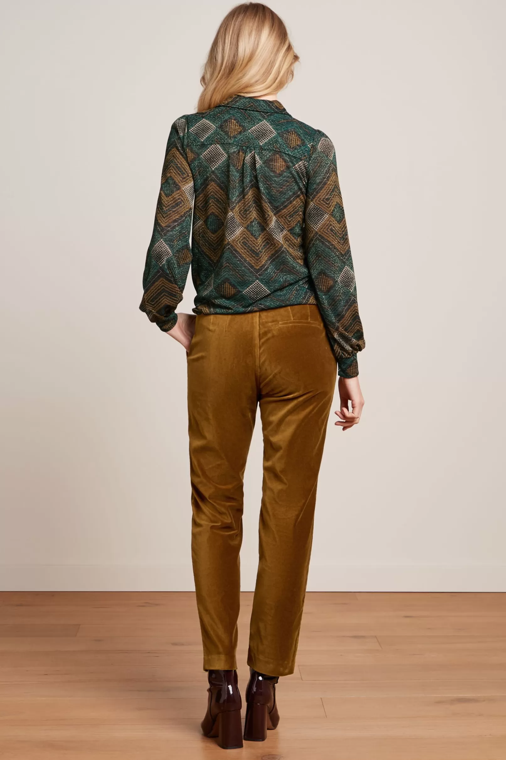 maisie_blouse_morrison_2.webp Blouses*King Louie Maisie Blouse Morrison Pine Green