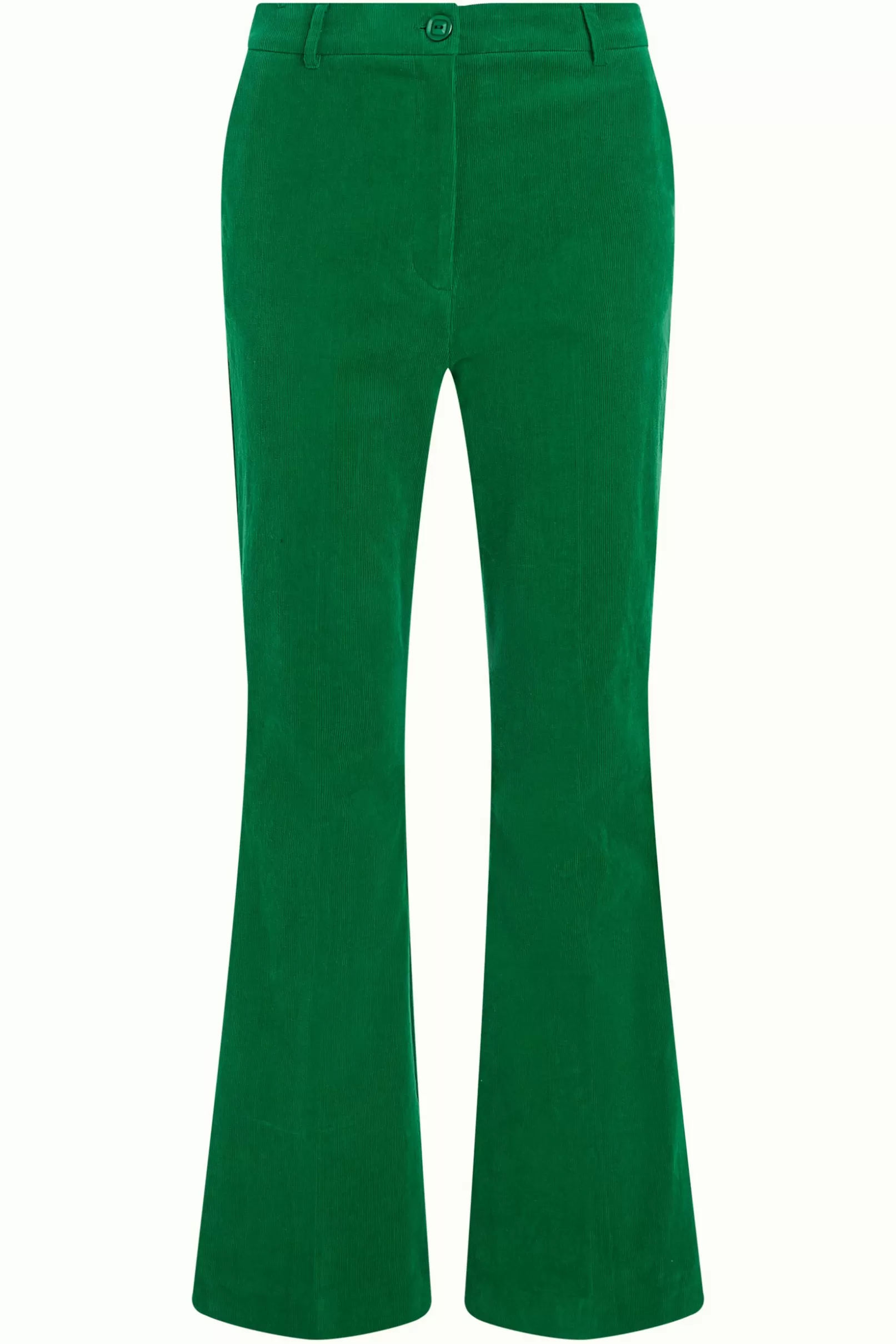 marcie_flared_pants_babyrib_3.webp Broeken*King Louie Marcie Flared Pants Babyrib Meadow Green