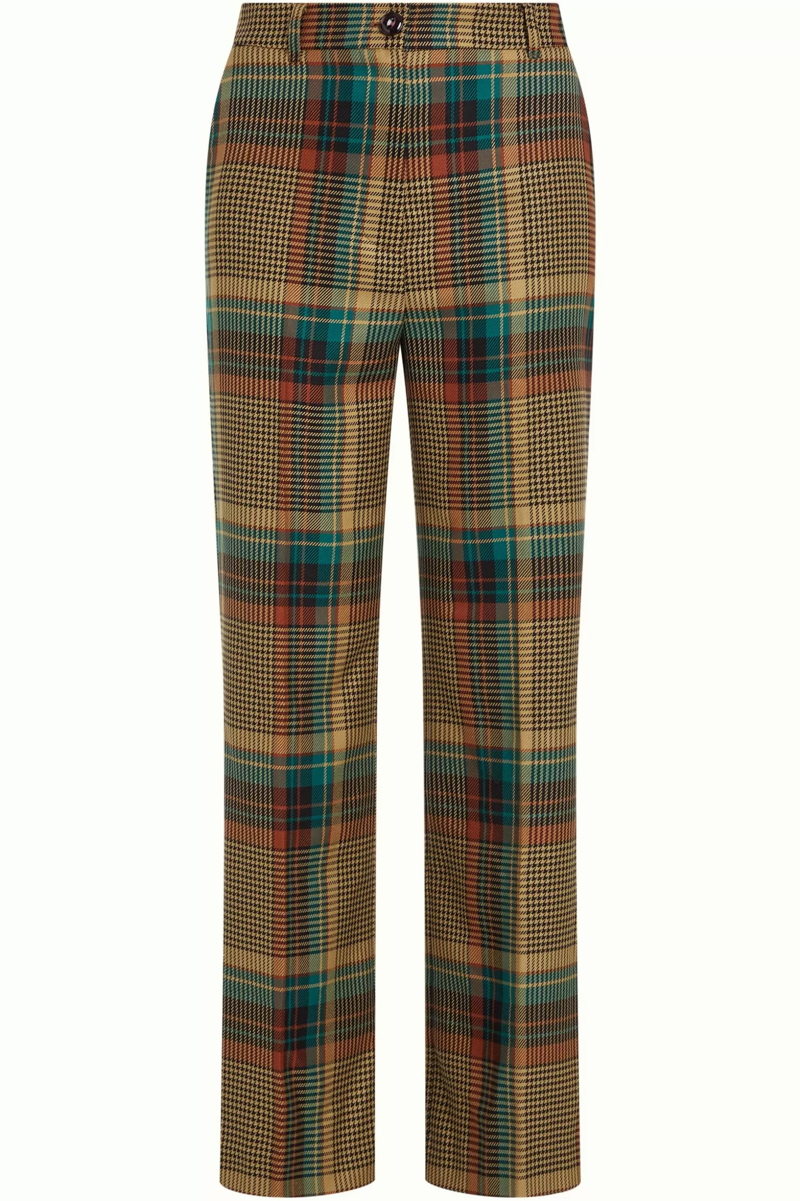 marcie_pants_feathers_check_3.webp Broeken*King Louie Marcie Pants Feathers Check Black