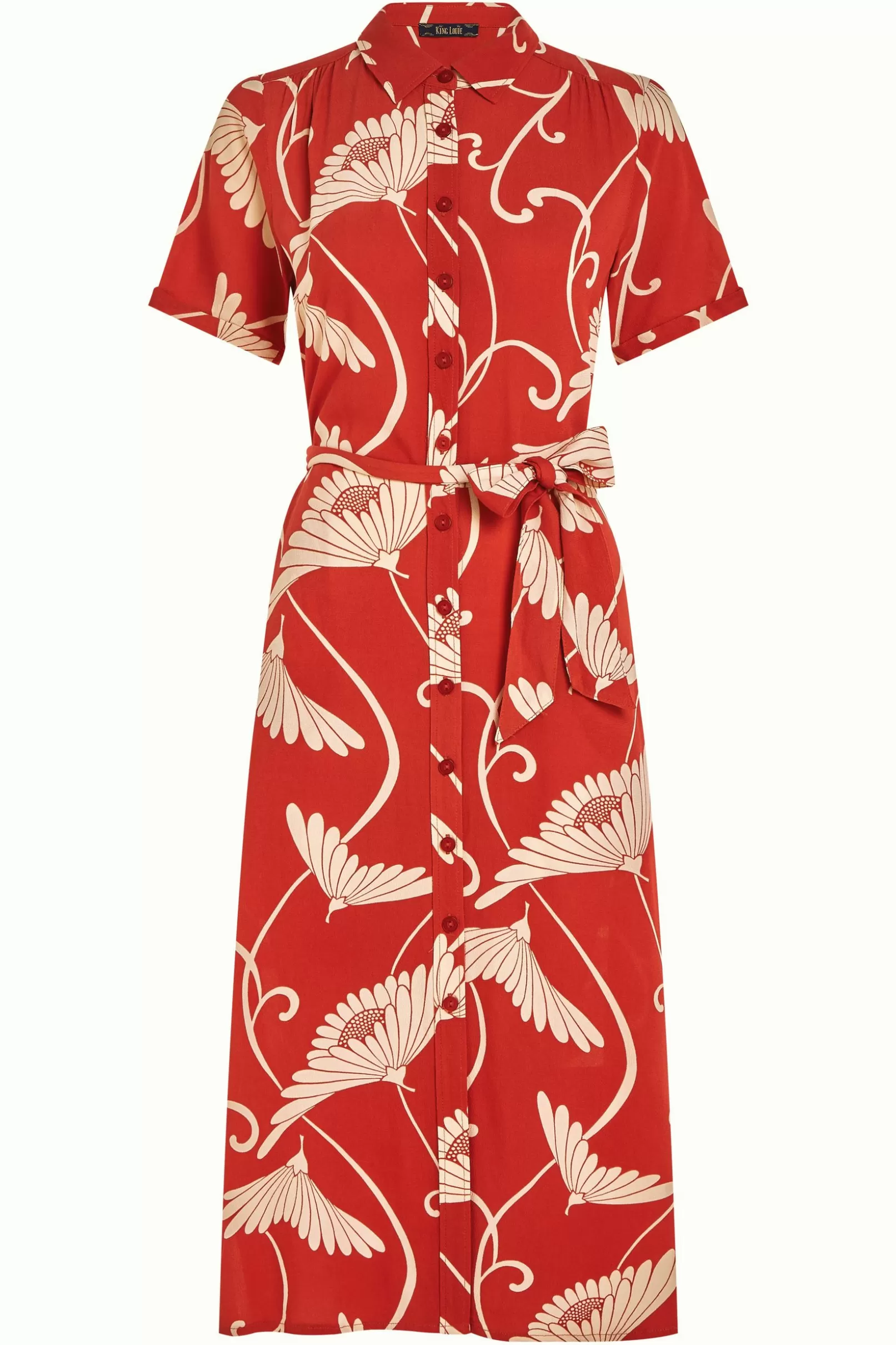 olive_dress_pixy_3-1.webp Jurken*King Louie Olive Dress Pixy Tweed Orange