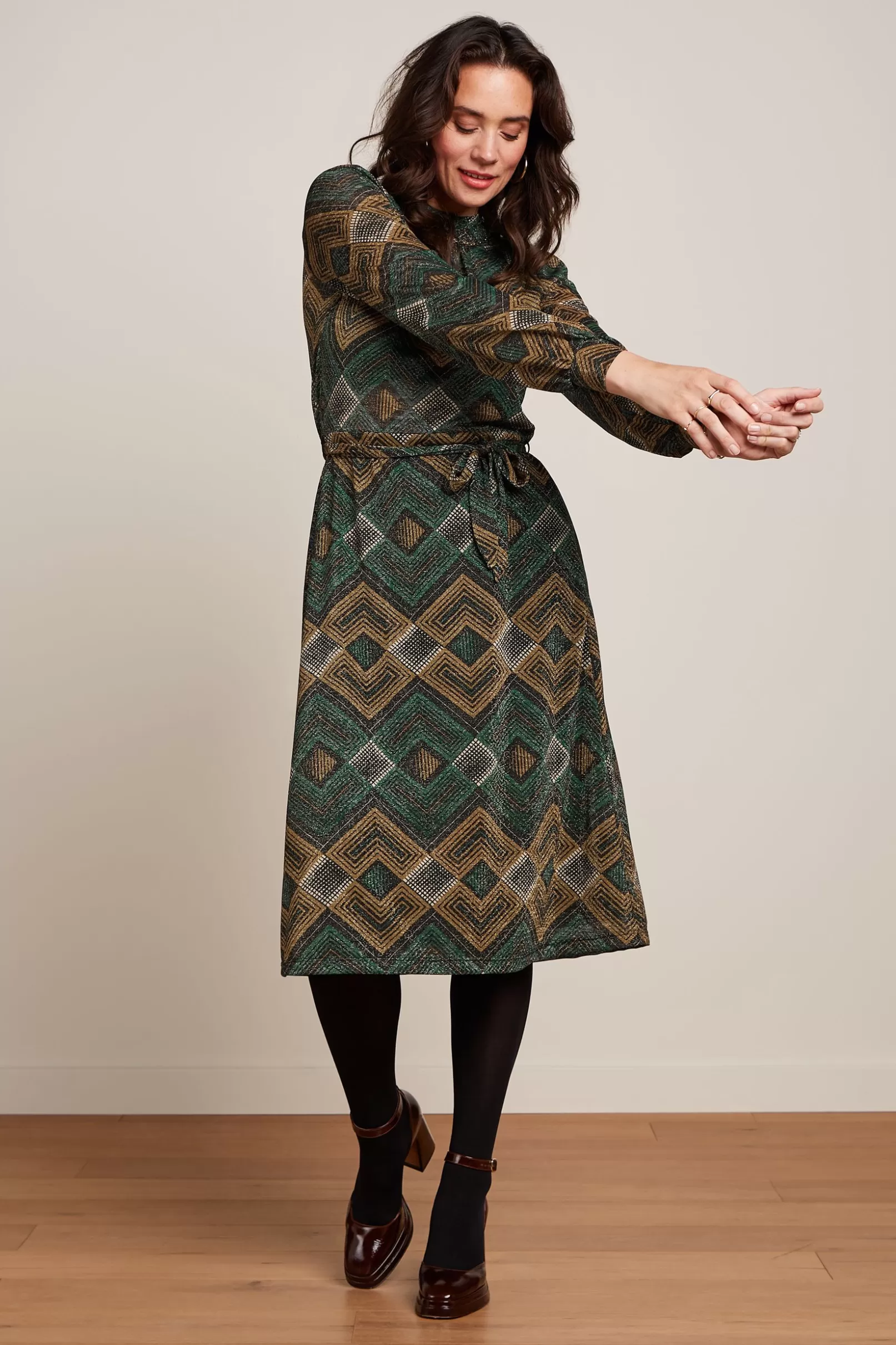 phoebe_dress_morrison_0.webp Jurken*King Louie Phoebe Dress Morrison Pine Green