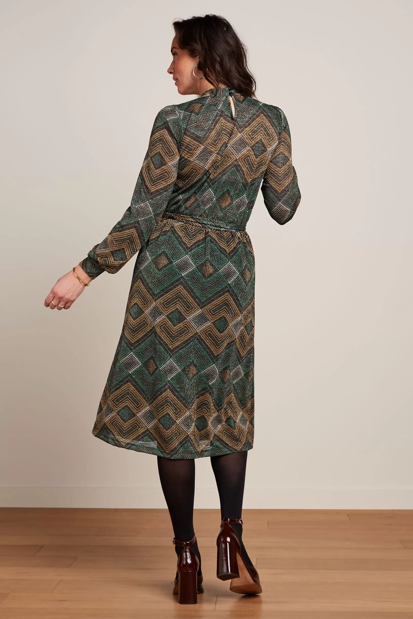 phoebe_dress_morrison_2.webp Jurken*King Louie Phoebe Dress Morrison Pine Green