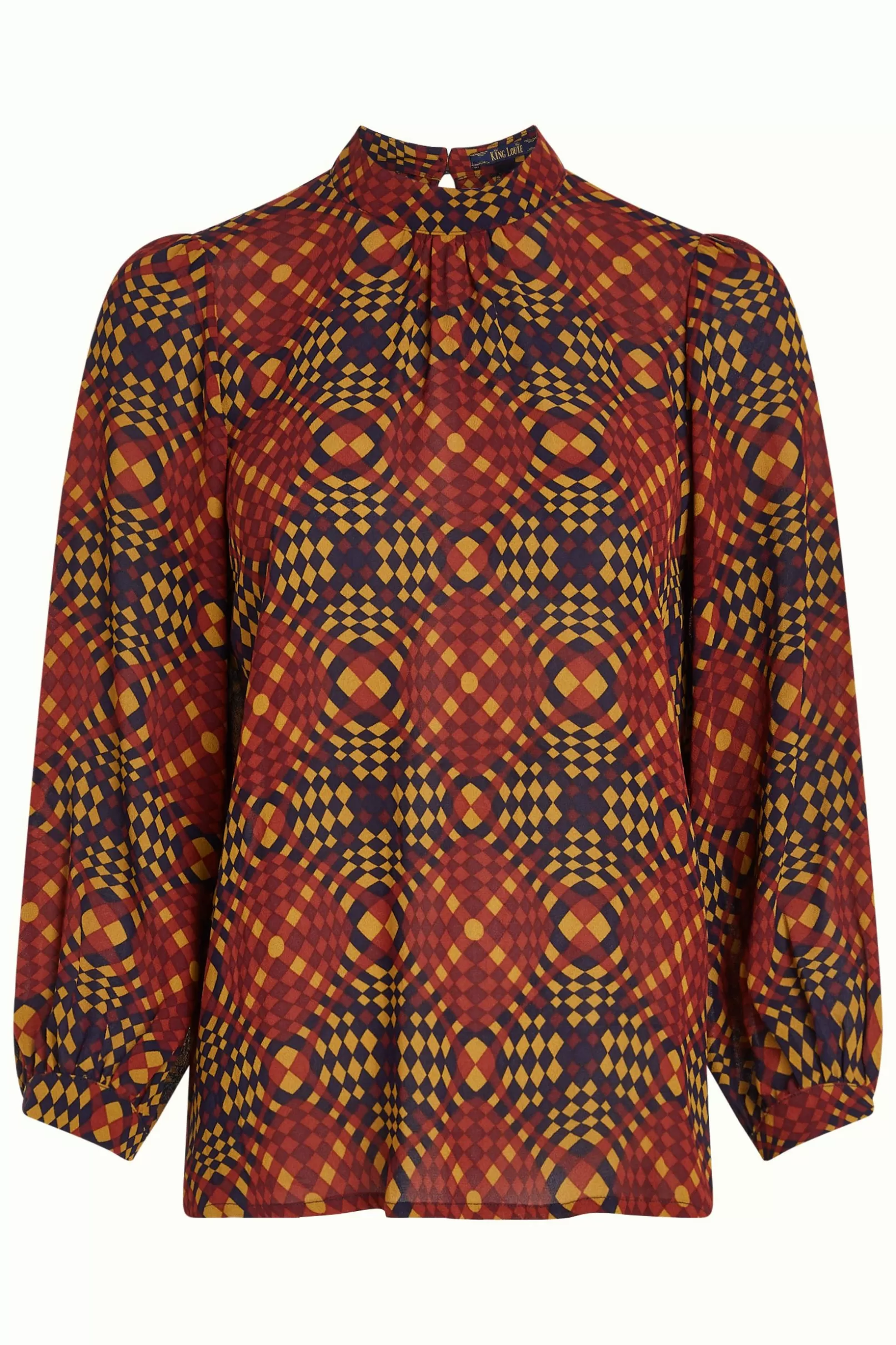 phoebe_top_zesty_3.webp Tops & Shirts*King Louie Phoebe Top Zesty Evening Blue