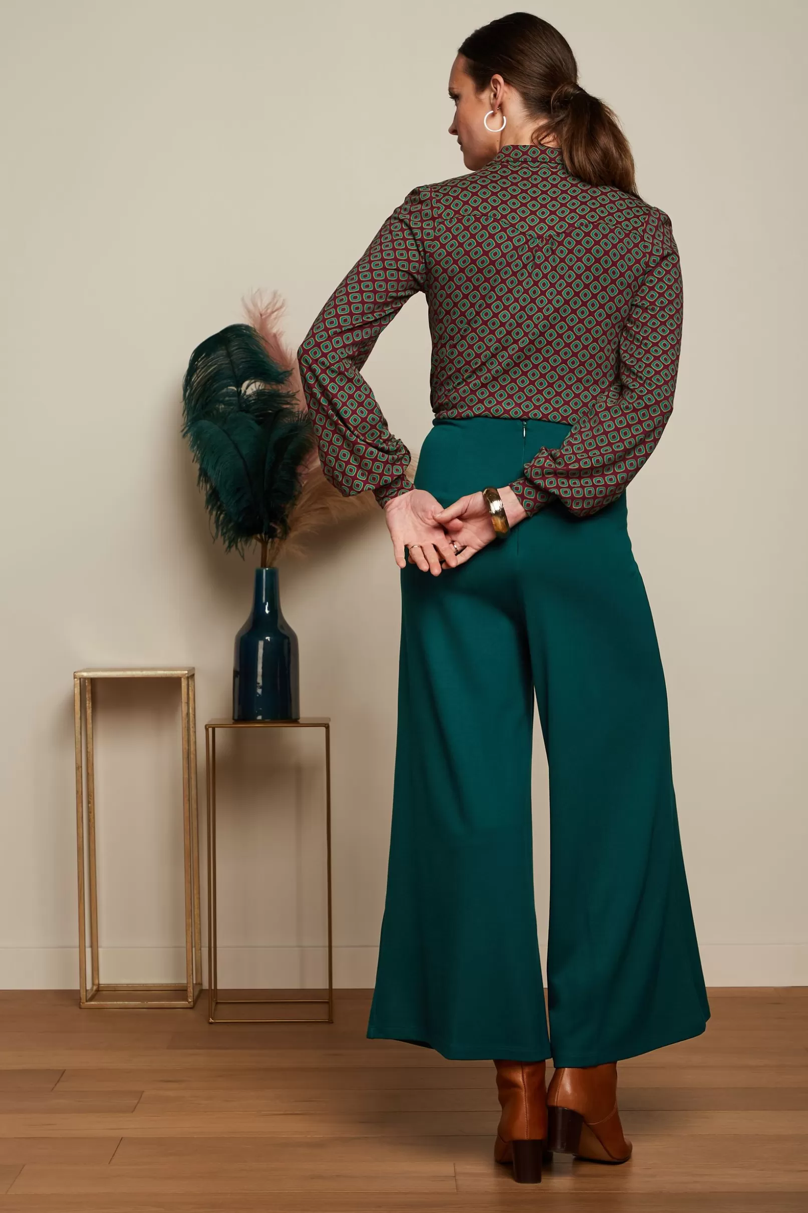 pia_culotte_milano_uni_2-4.webp Broeken*King Louie Pia Culotte Milano Uni Pine Green