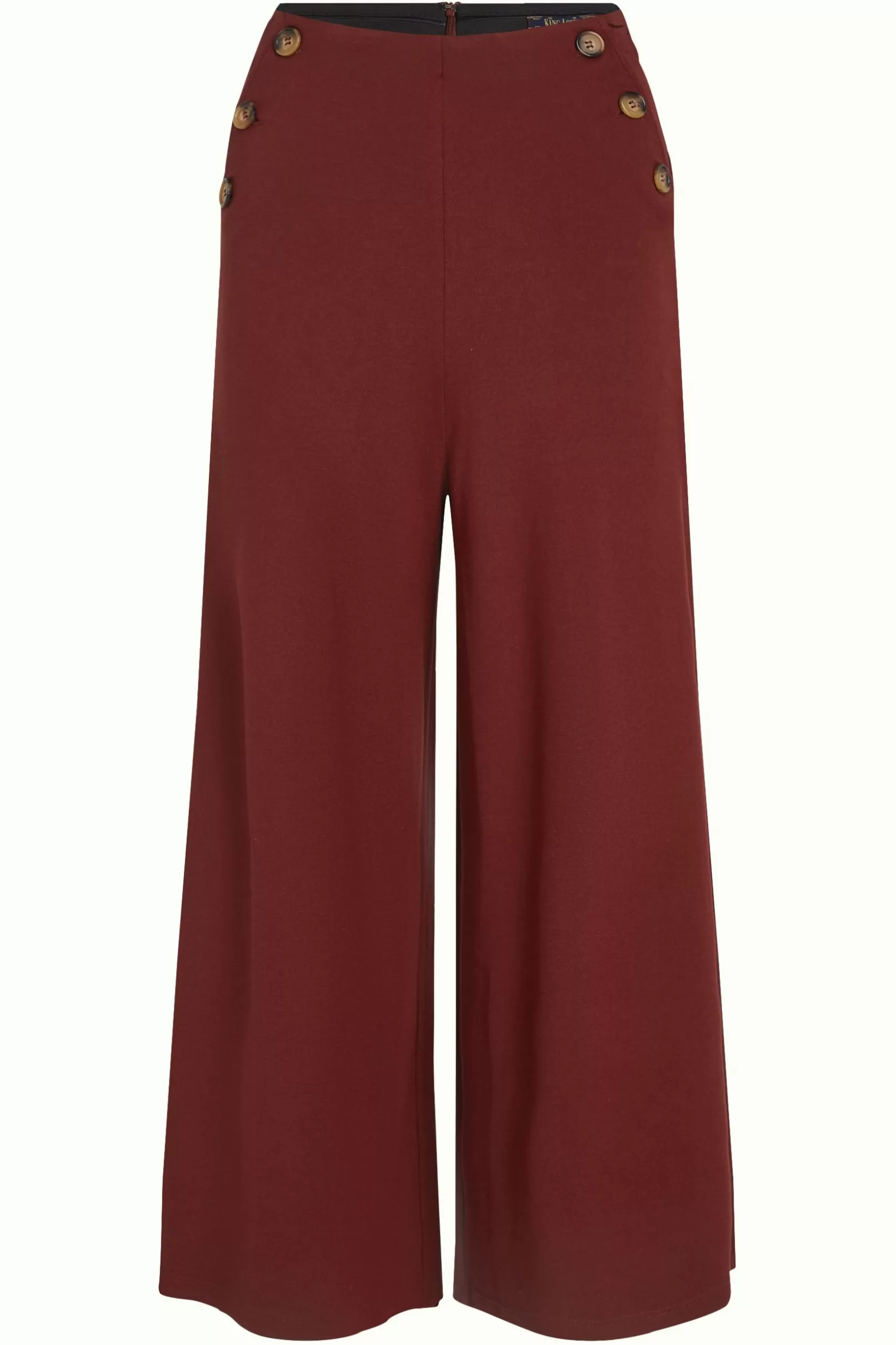 pia_culotte_milano_uni_3.webp Broeken*King Louie Pia Culotte Milano Uni Beet Red