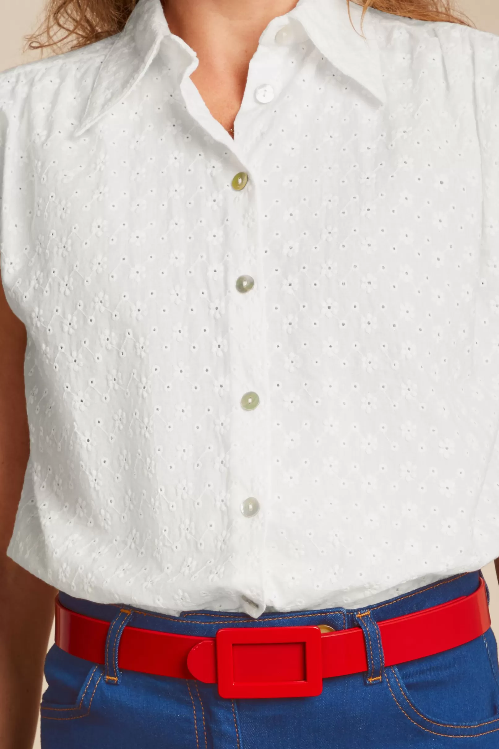 remi_blouse_rosa_broderie_anglaise_3.webp Blouses*King Louie Remi Blouse Rosa Broderie Anglaise White