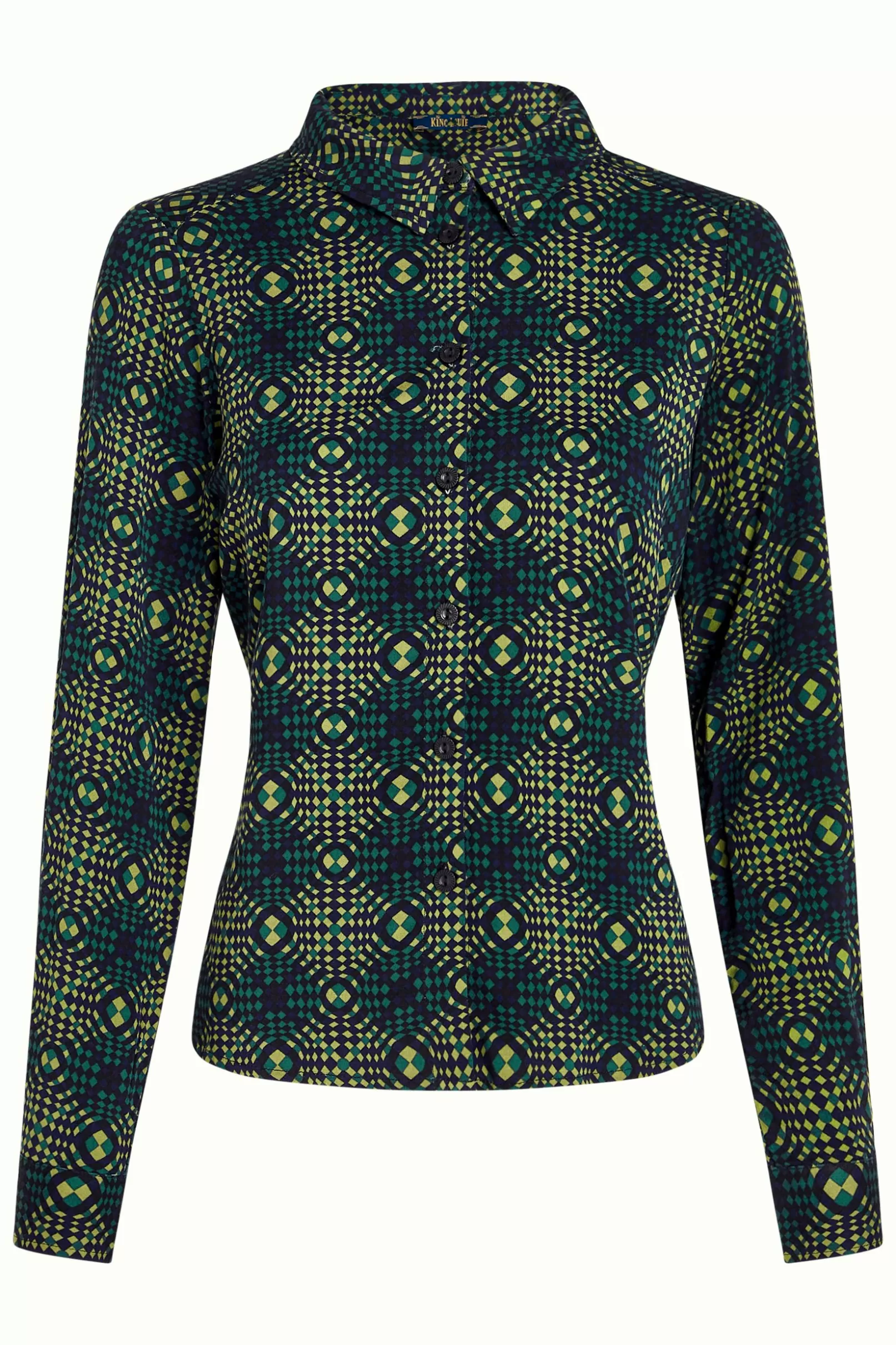 rosie_blouse_spiller_3.webp Blouses*King Louie Rosie Blouse Spiller Dragonfly Green