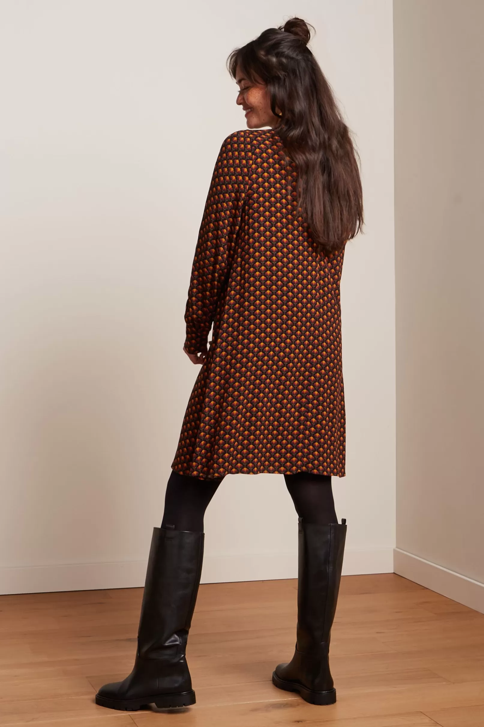 sandy_dress_mayfield_2.webp Jurken*King Louie Sandy Dress Mayfield Beet Red