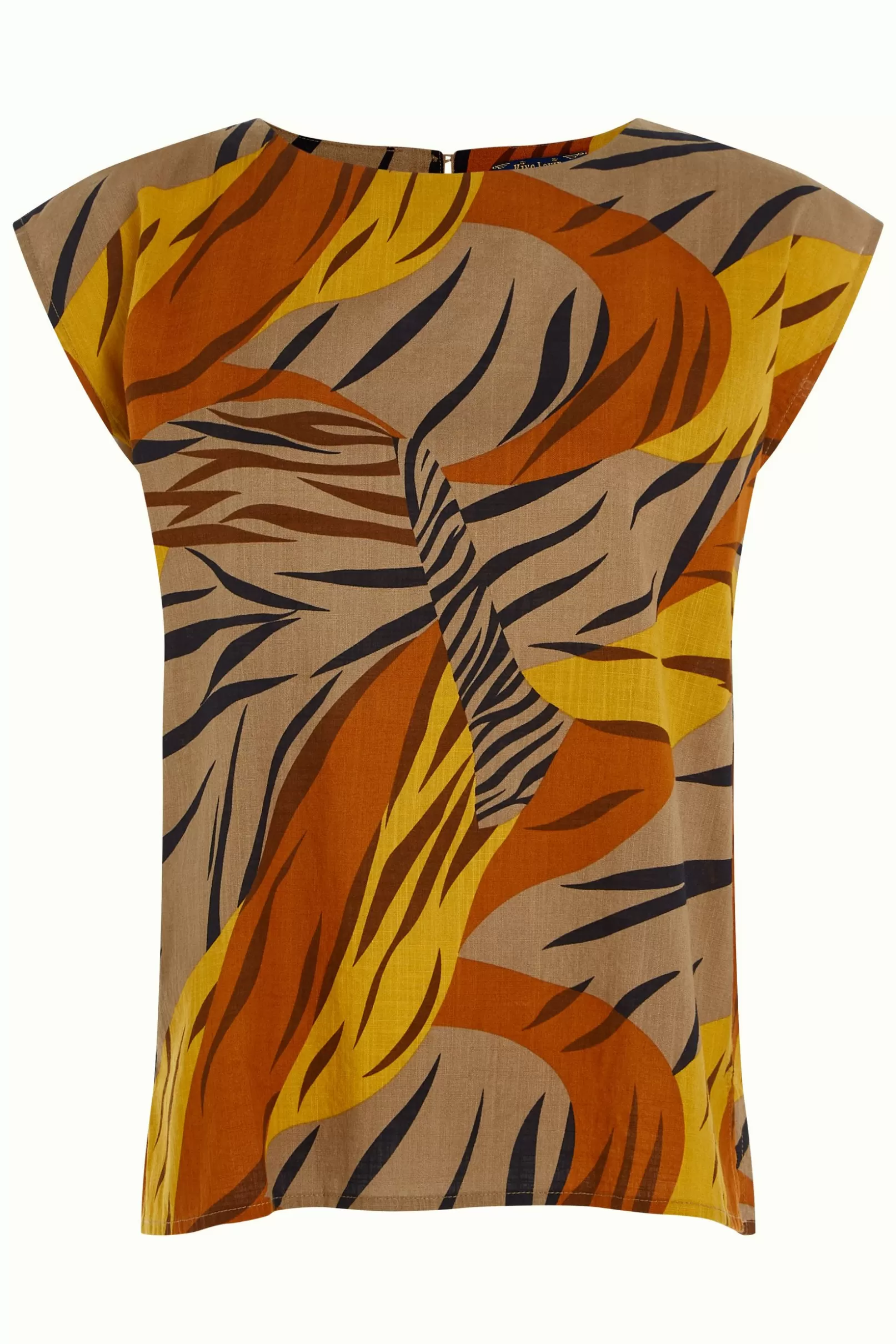 selly_top_zolea_2.webp Tops & Shirts*King Louie Selly Top Zolea Sulphur Yellow