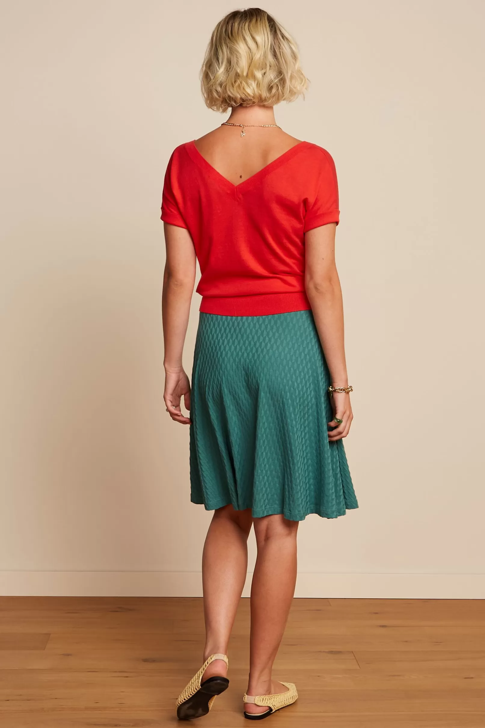 serena_skirt_manelli_jacquard_2.webp Rokken*King Louie Serena Skirt Manelli Jacquard Smoke Green