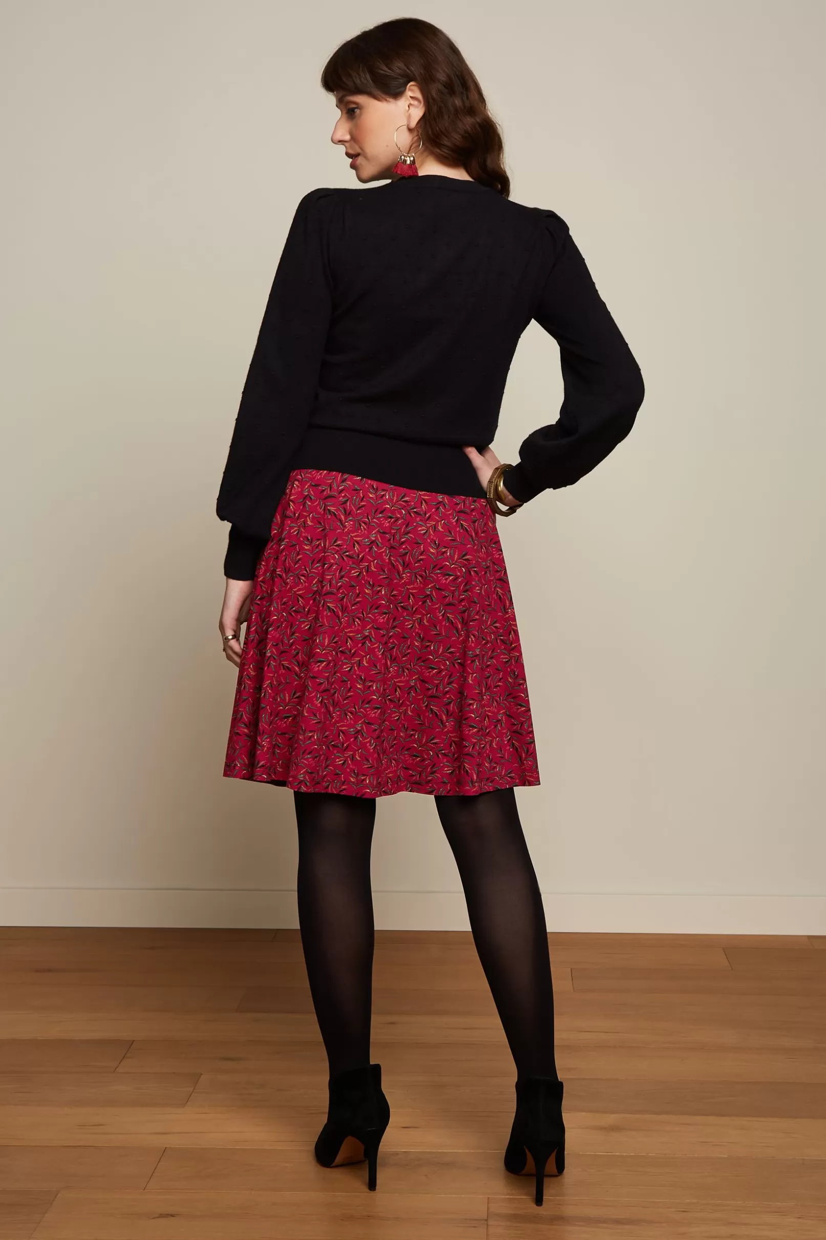 serena_skirt_vinti_2.webp Rokken*King Louie Serena Skirt Vinti Cherry Red