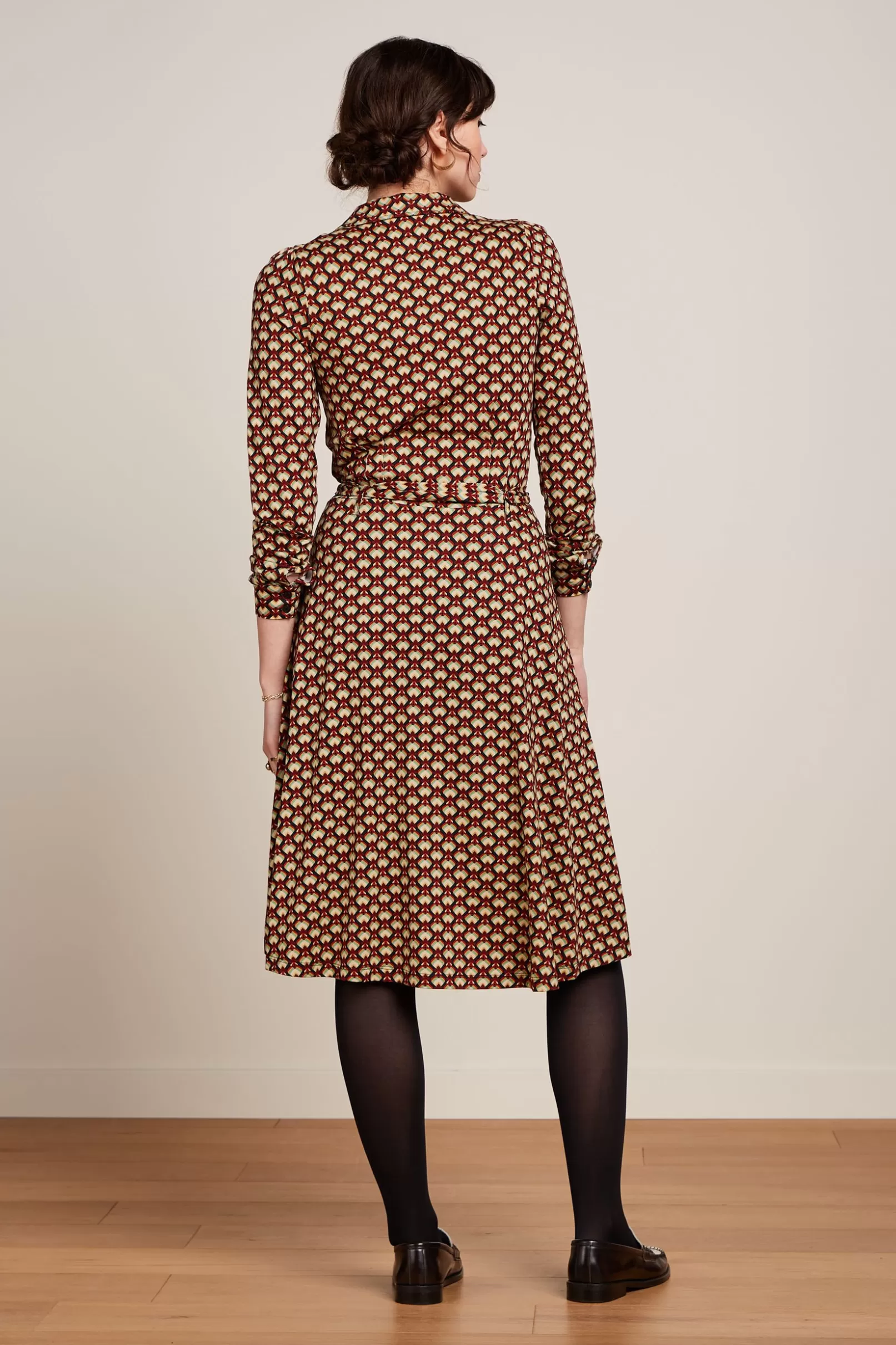 sheeva_dress_valet_2.webp Jurken*King Louie Sheeva Dress Valet Cabernet Red