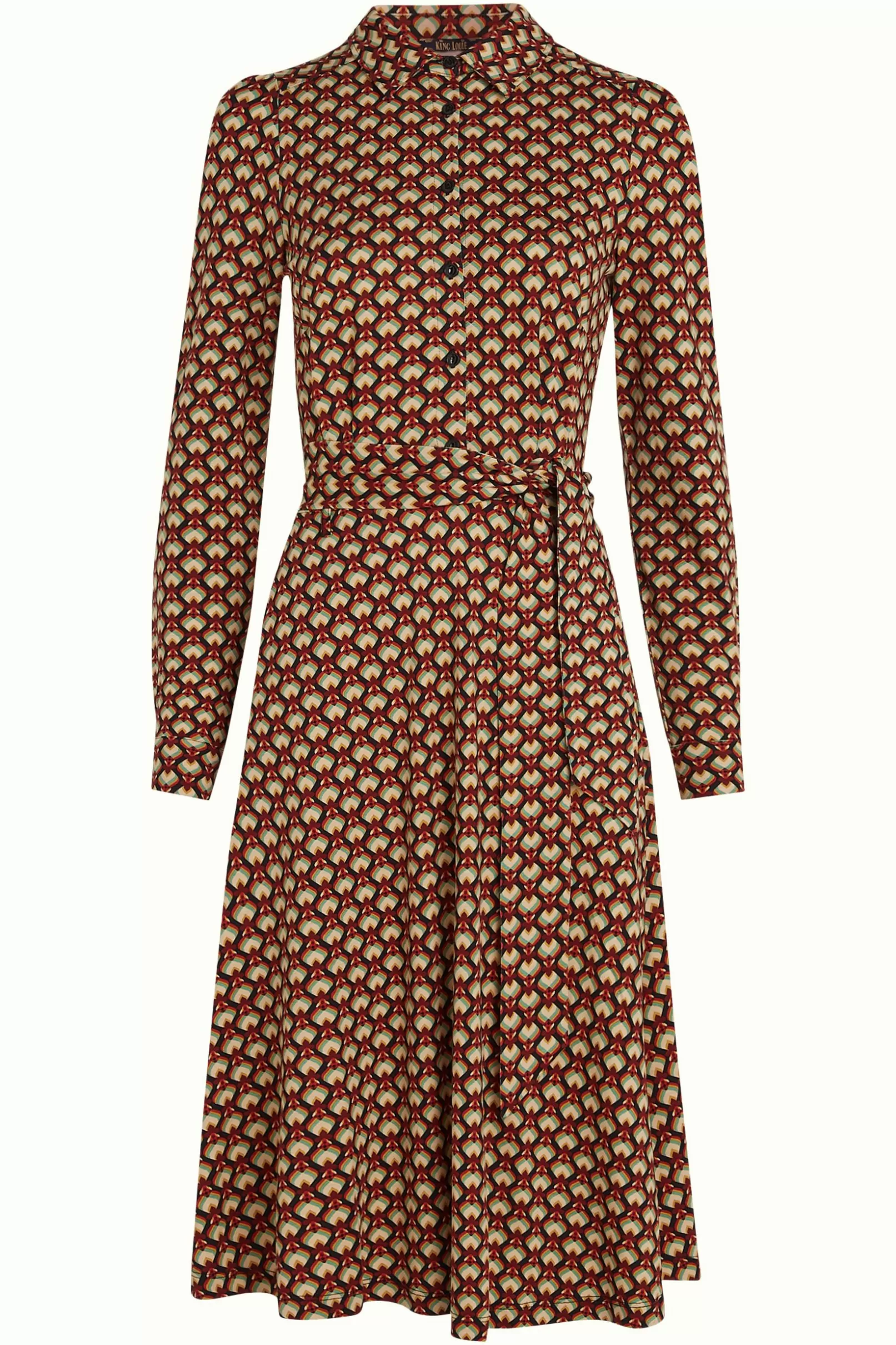 sheeva_dress_valet_3.webp Jurken*King Louie Sheeva Dress Valet Cabernet Red