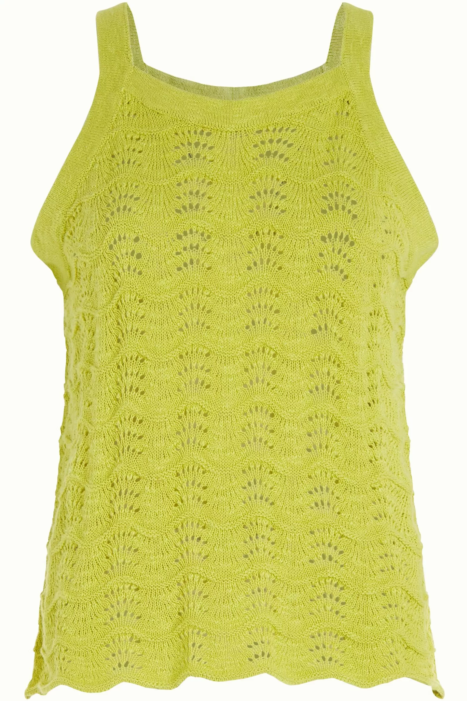 sofie_top_scallop_2.webp Tops & Shirts*King Louie Sofie Top Scallop Cress Yellow