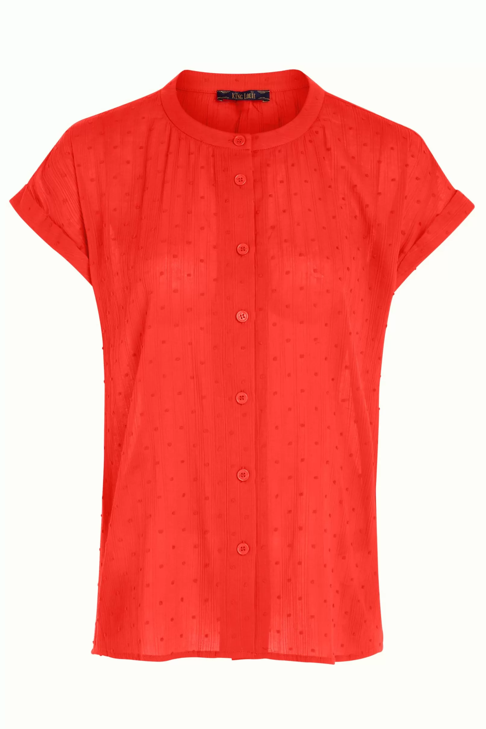 stella_blouse_verano_2.webp Blouses*King Louie Stella Blouse Verano Fire Red