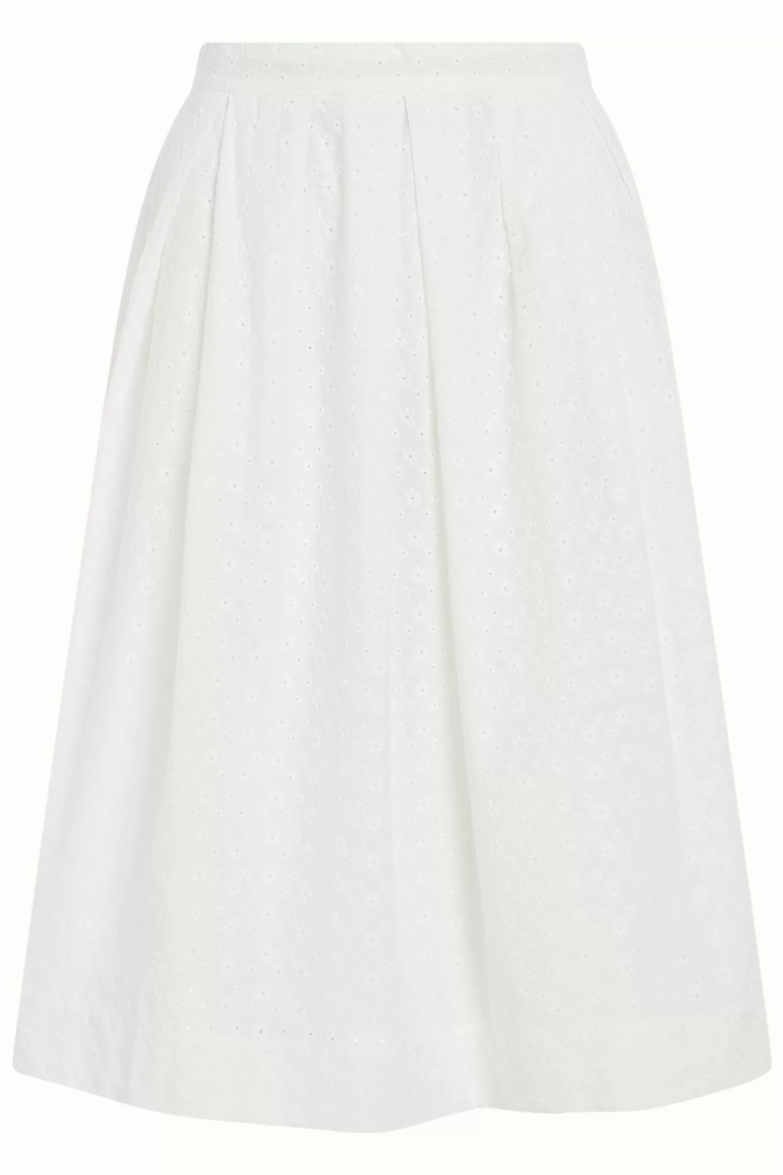 suzette_pleat_skirt_rosa_broderie_anglaise_3.webp Rokken*King Louie Suzette Pleat Skirt Rosa Broderie Anglaise White