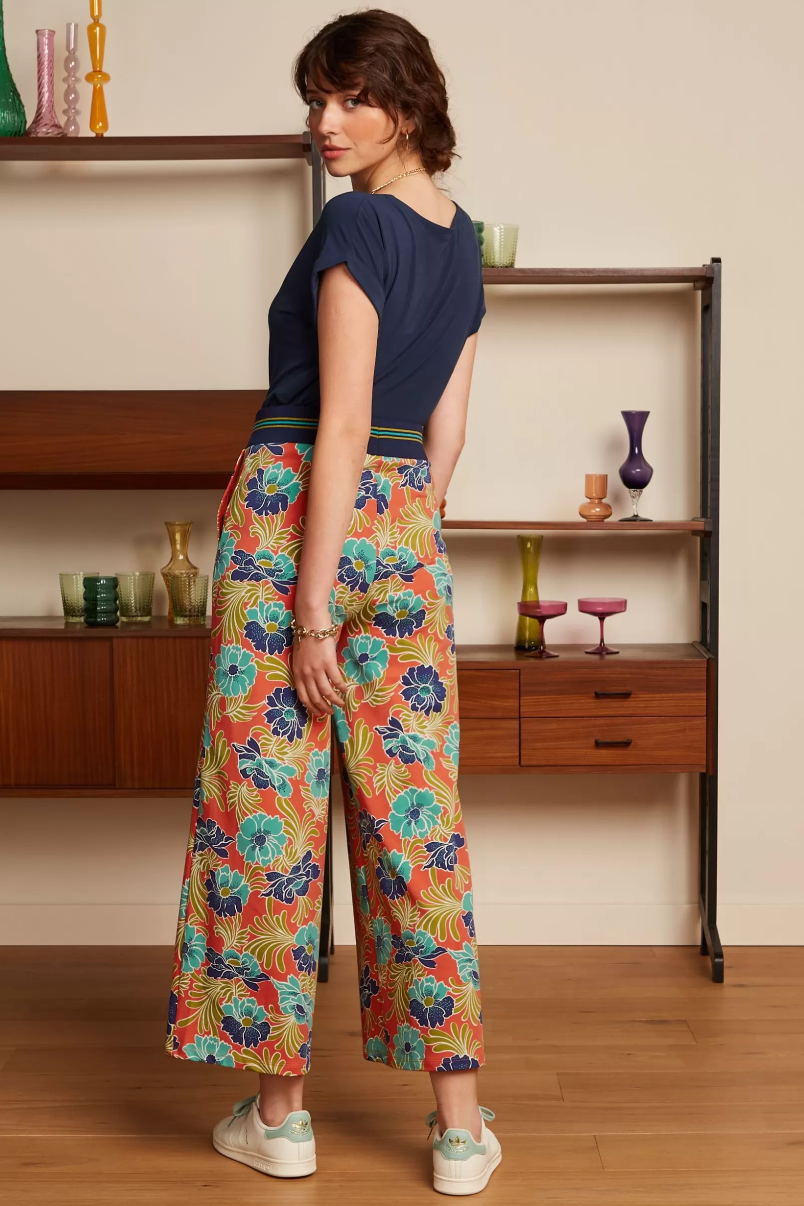 sweat_culotte_lake_2.webp Broeken*King Louie Sweat Culotte Lake Langoustino Orange