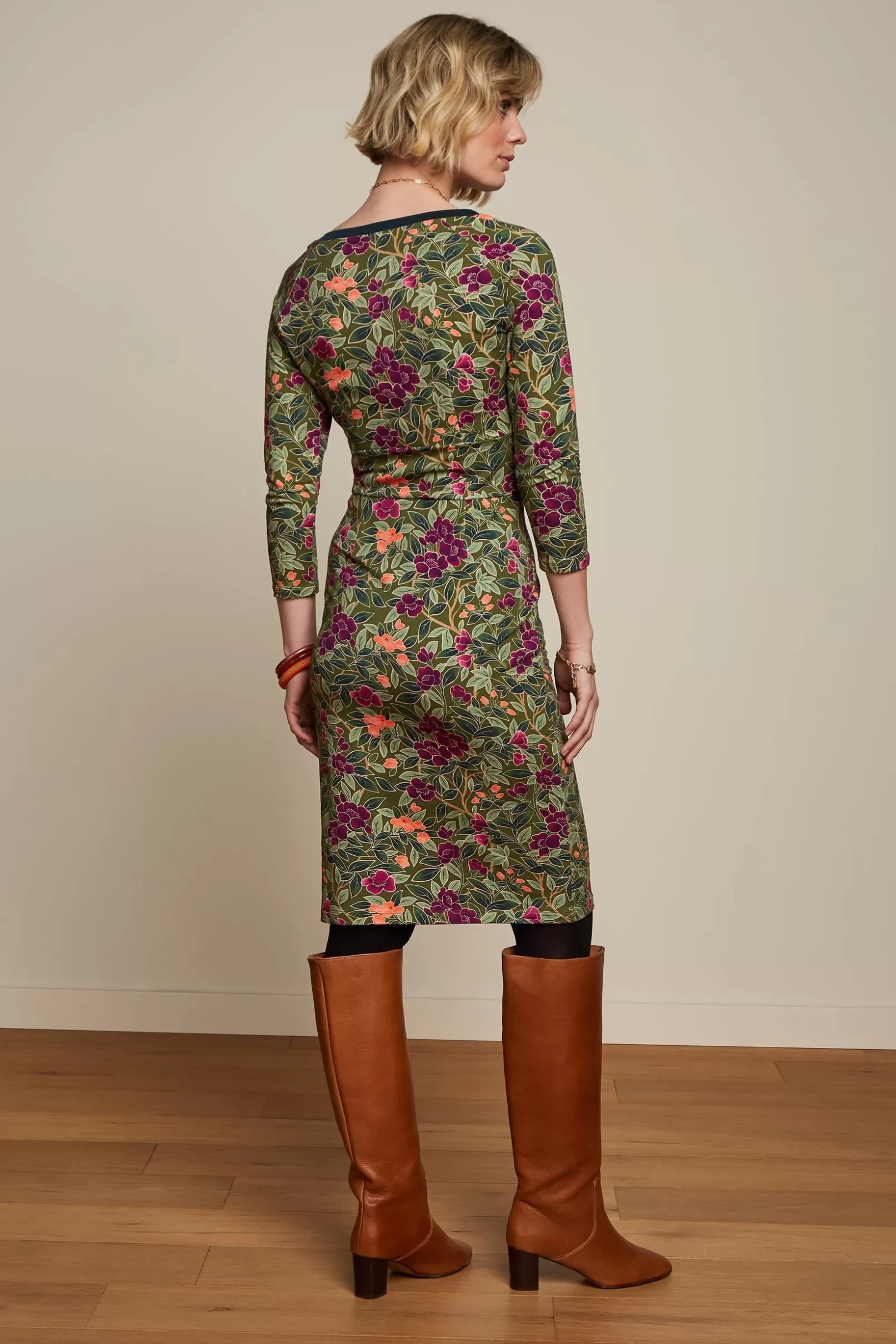 tallullah_dress_bellevue_5.webp Jurken*King Louie Tallullah Dress Bellevue Olive Green