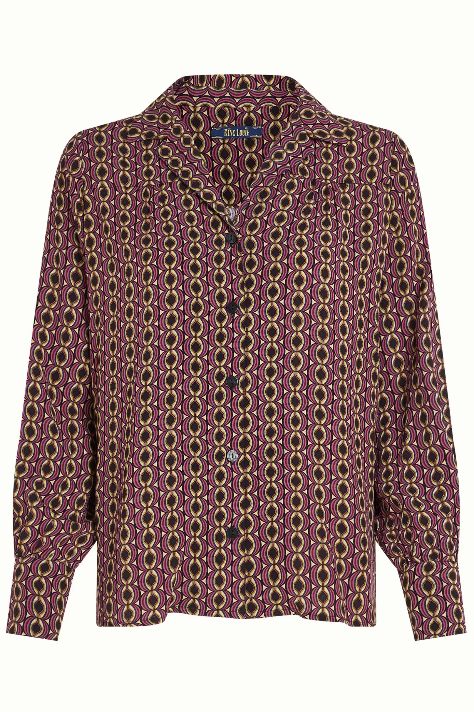 tex_blouse_hoopah_2.webp Blouses*King Louie Tex Blouse Hoopah Mesa Pink