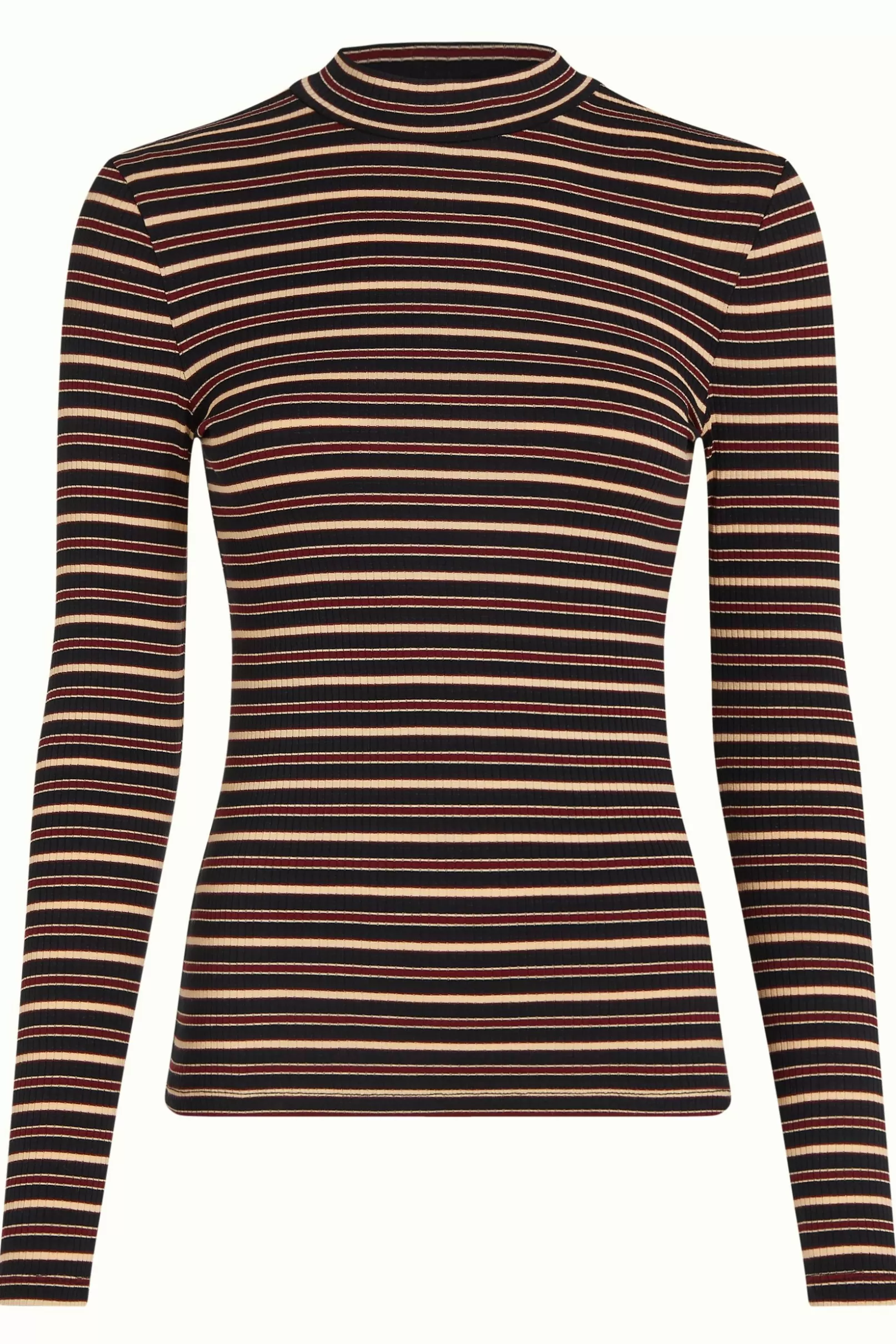 turtle_top_pimm_stripe_2.webp Tops & Shirts*King Louie Turtle Top Pimm Stripe Cabernet Red