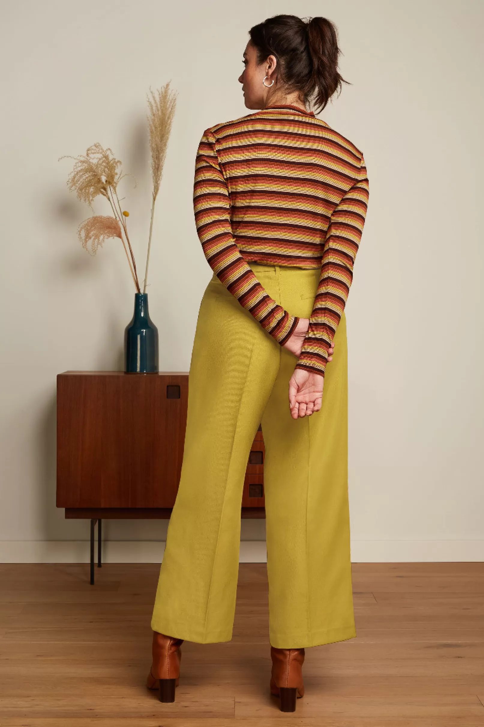 turtle_top_vanna_stripe_3.webp Tops & Shirts*King Louie Turtle Top Vanna Stripe Mango Orange