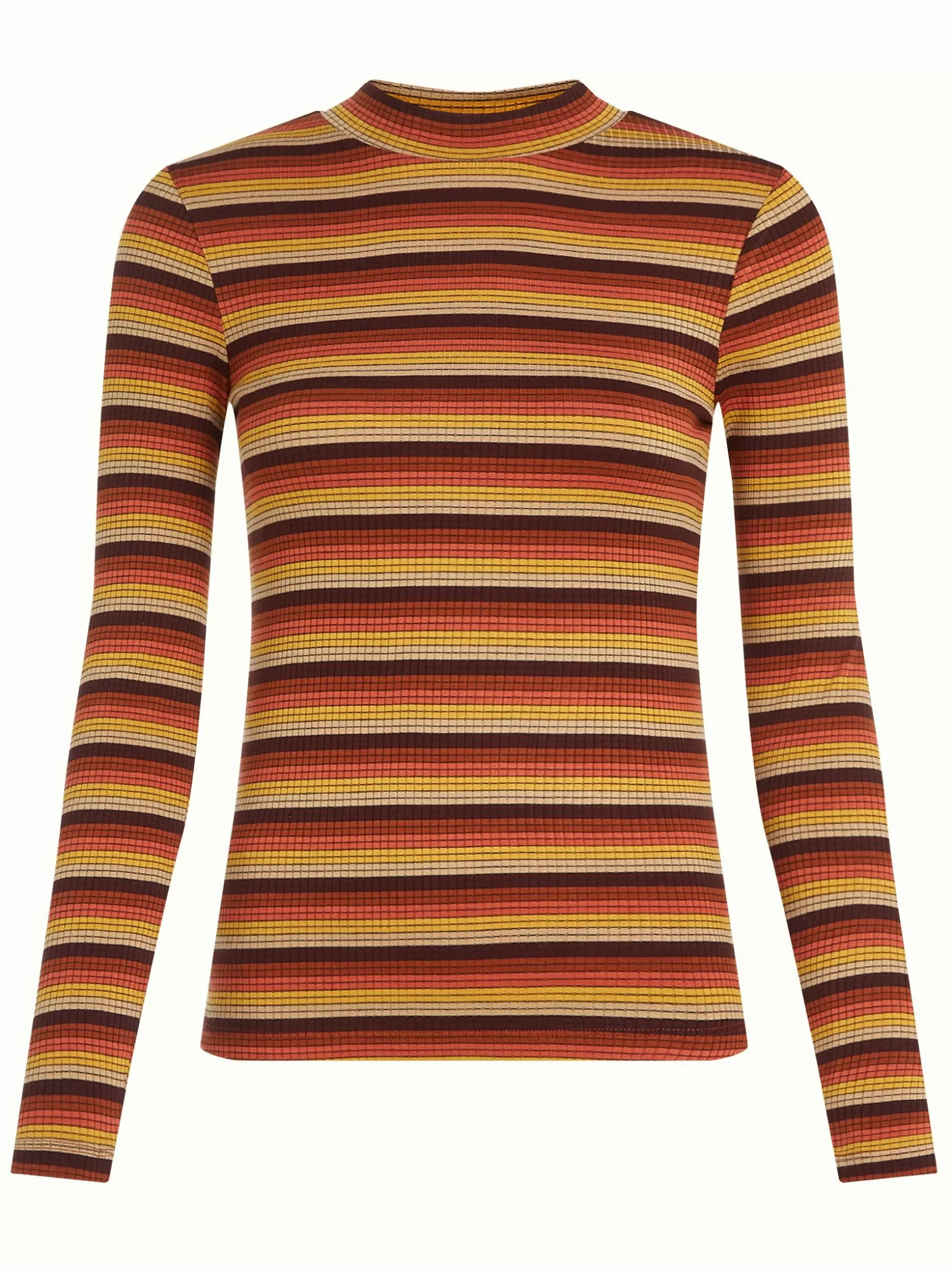 turtle_top_vanna_stripe_5.webp Tops & Shirts*King Louie Turtle Top Vanna Stripe Mango Orange