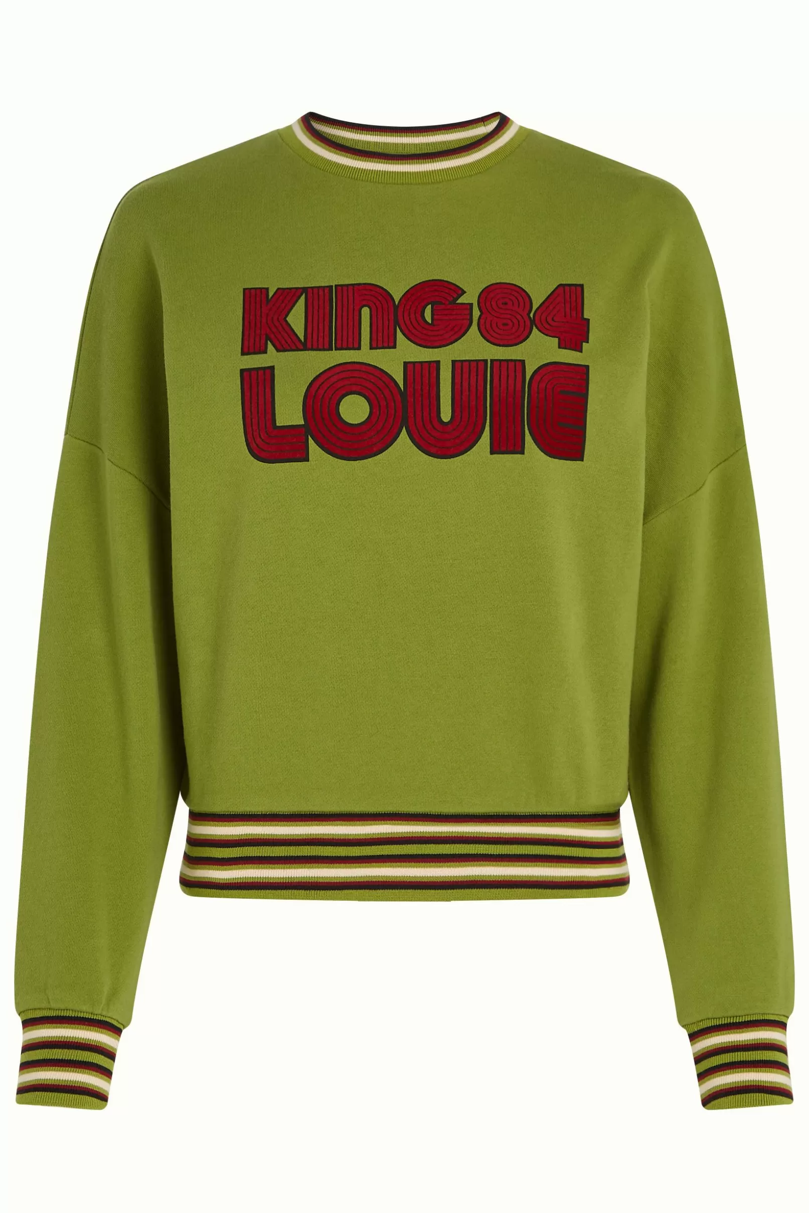 valentina_sweater_peachy_2.webp Truien*King Louie Valentina Sweater Peachy Posey Green