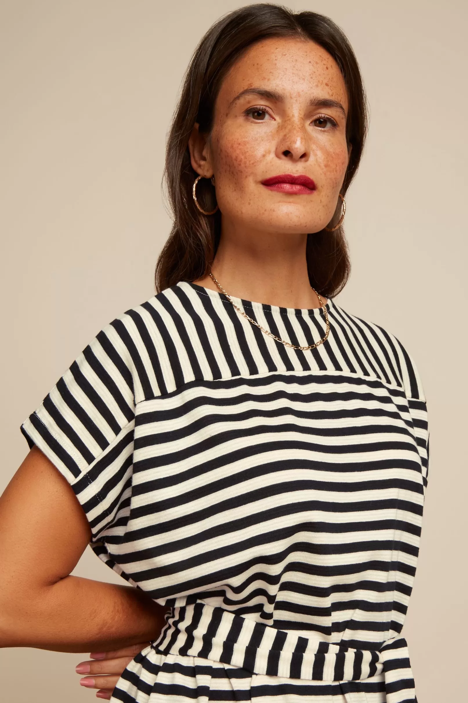 vera_tunic_dress_chopito_stripe_0-1.webp Jurken*King Louie Vera Tunic Dress Chopito Stripe Black