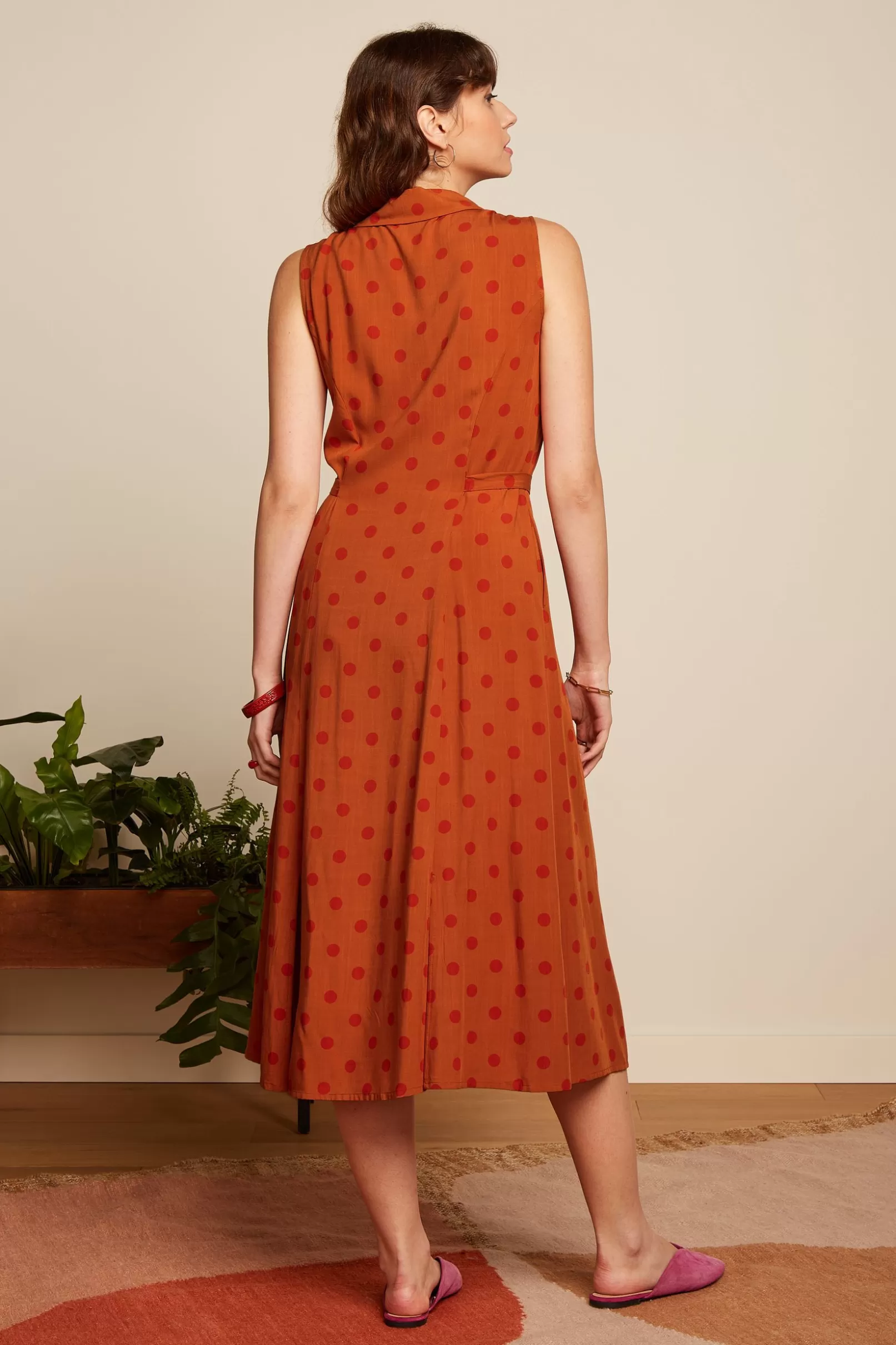 violante_dress_melos_2.webp Jurken*King Louie Violante Dress Melos Caramel