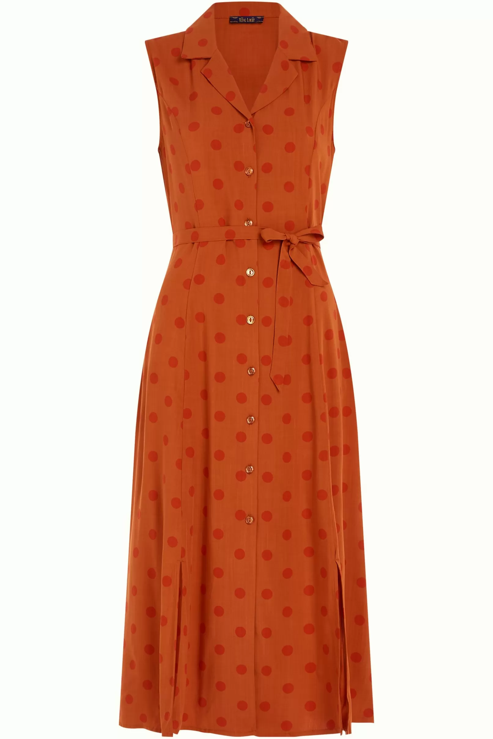 violante_dress_melos_3.webp Jurken*King Louie Violante Dress Melos Caramel