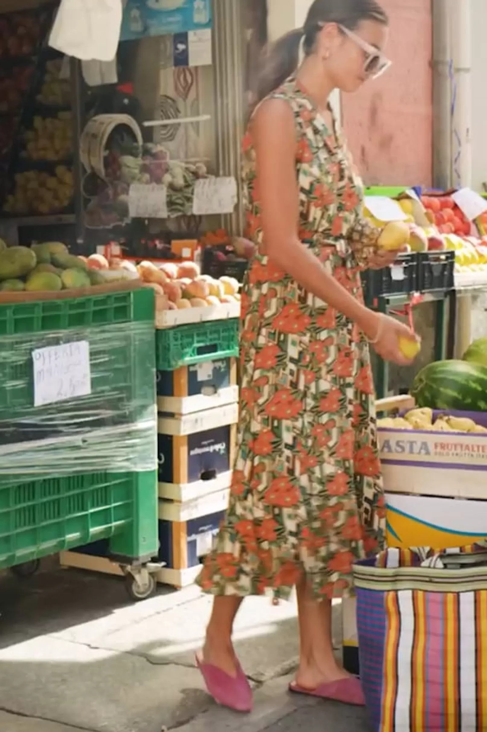 violante_dress_ryder_3.webp Jurken*King Louie Violante Dress Ryder Langoustino Orange