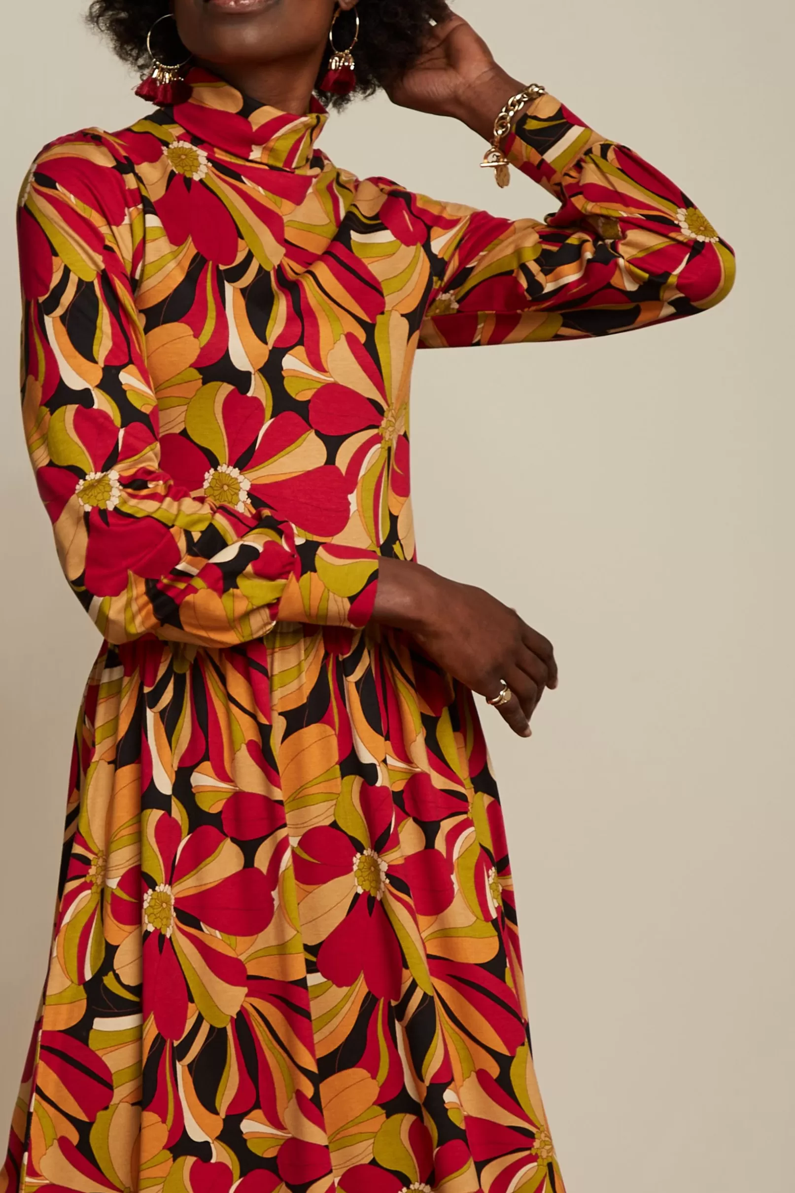 violetta_dress_adore_0.webp Jurken*King Louie Violetta Dress Adore Black