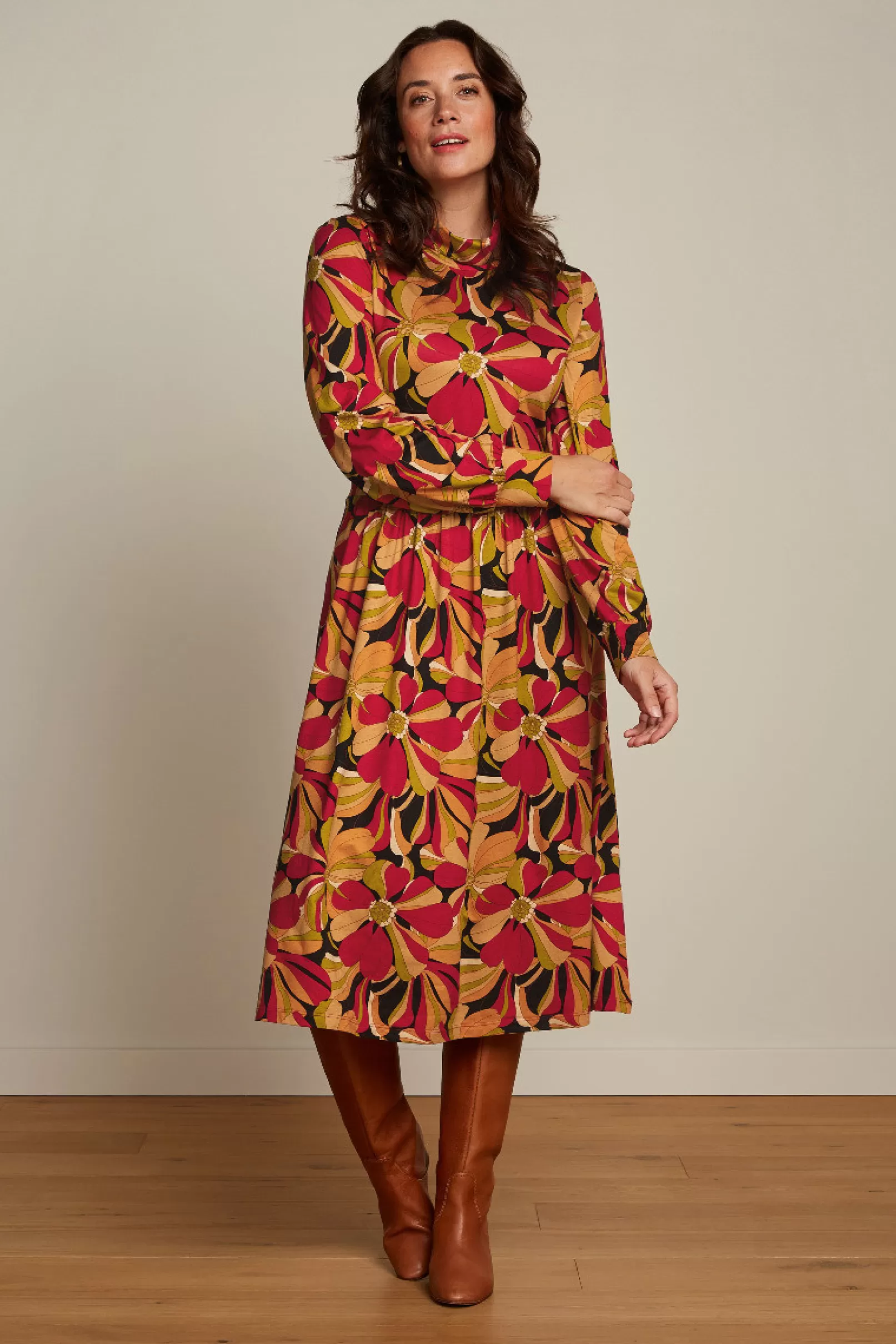 violetta_dress_adore_2.webp Jurken*King Louie Violetta Dress Adore Black