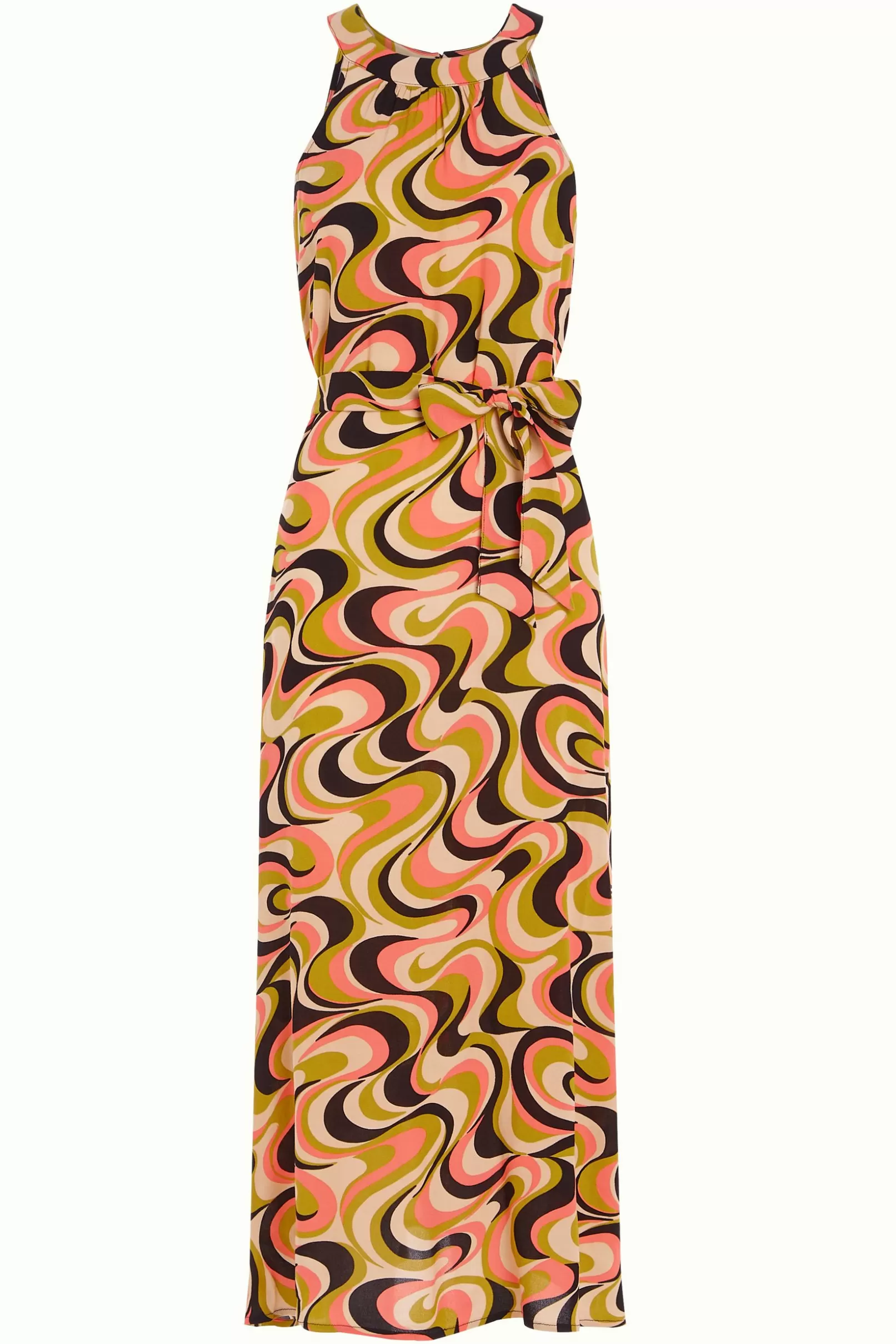 virna_midi_dress_manic_3.webp Jurken*King Louie Virna Midi Dress Manic Spring Yellow